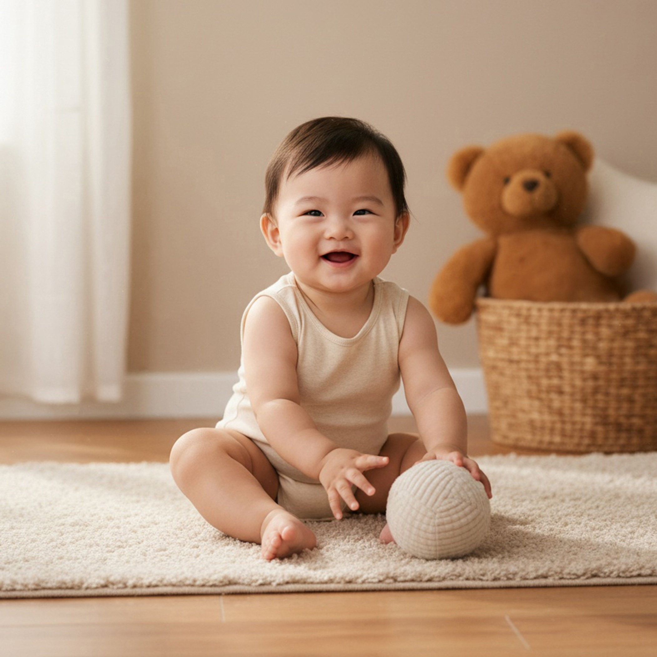 Juniors Round Neck Bodysuit with Snap Button Closure - Cotton - Sleeveless - Set of 7-baby-girls-clothing-bodysuits-image-9