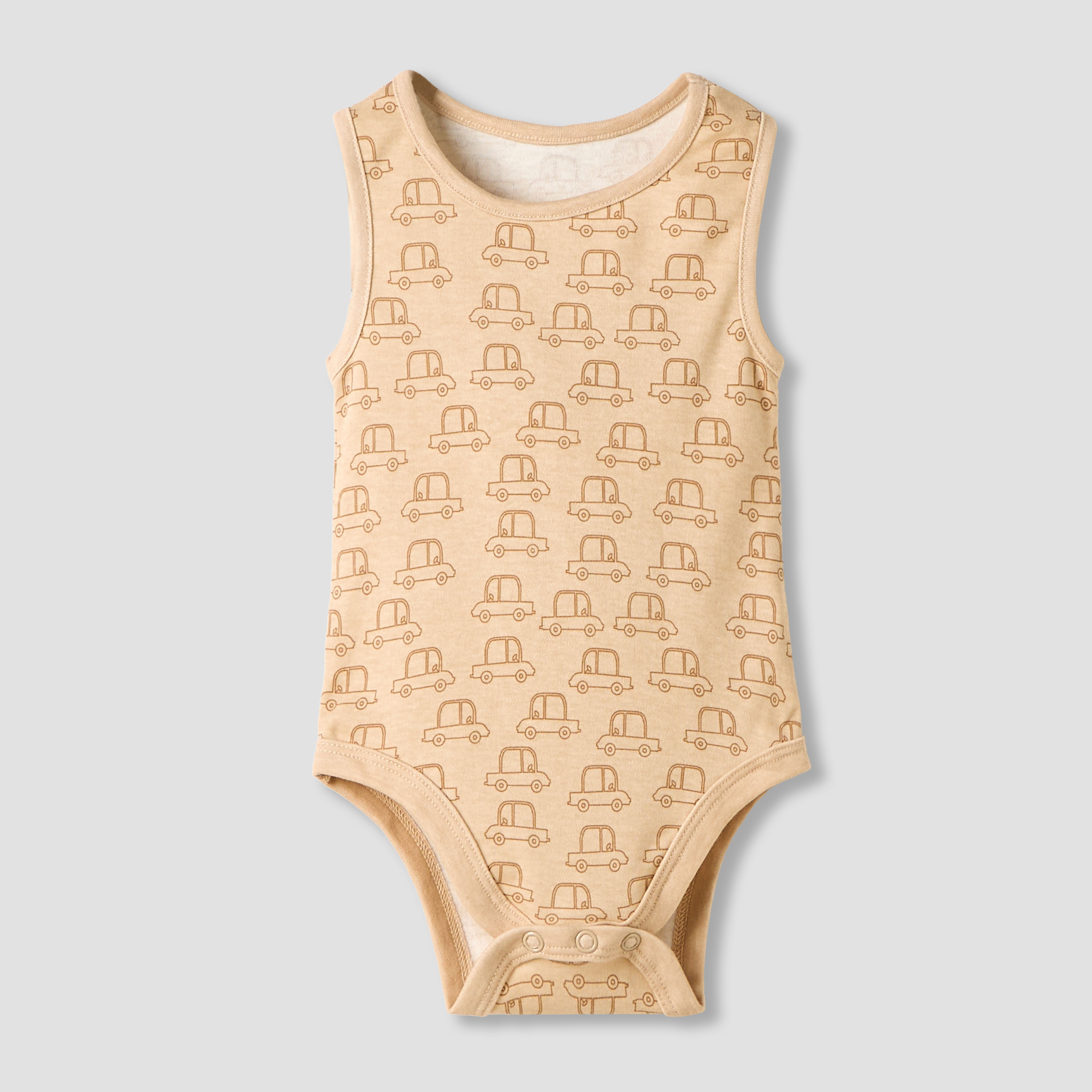 Juniors Printed Sleeveless Bodysuit - Set of 6-baby-boys-clothing-bodysuits-image-4