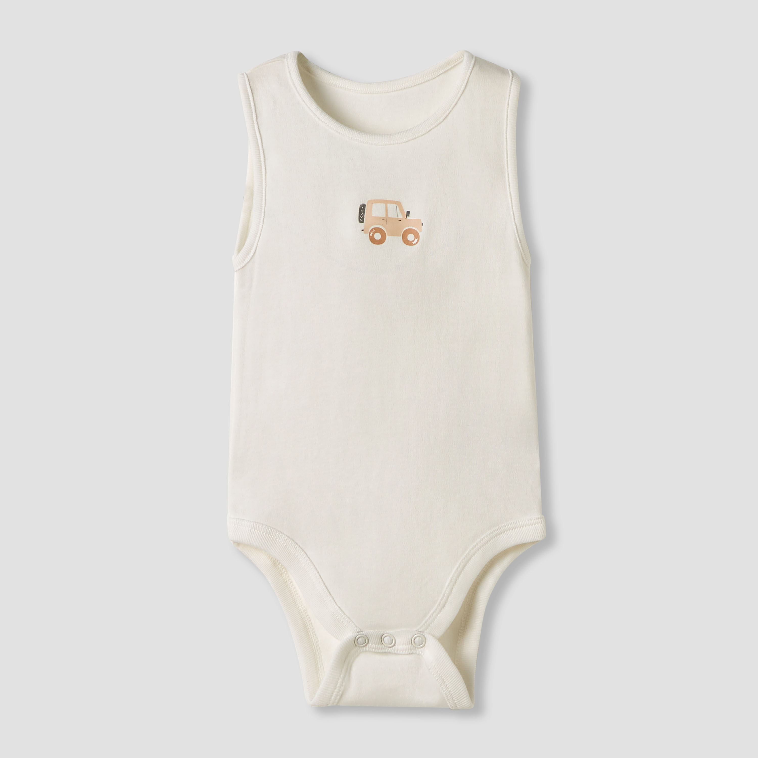 Juniors Printed Sleeveless Bodysuit - Set of 6-baby-boys-clothing-bodysuits-image-5