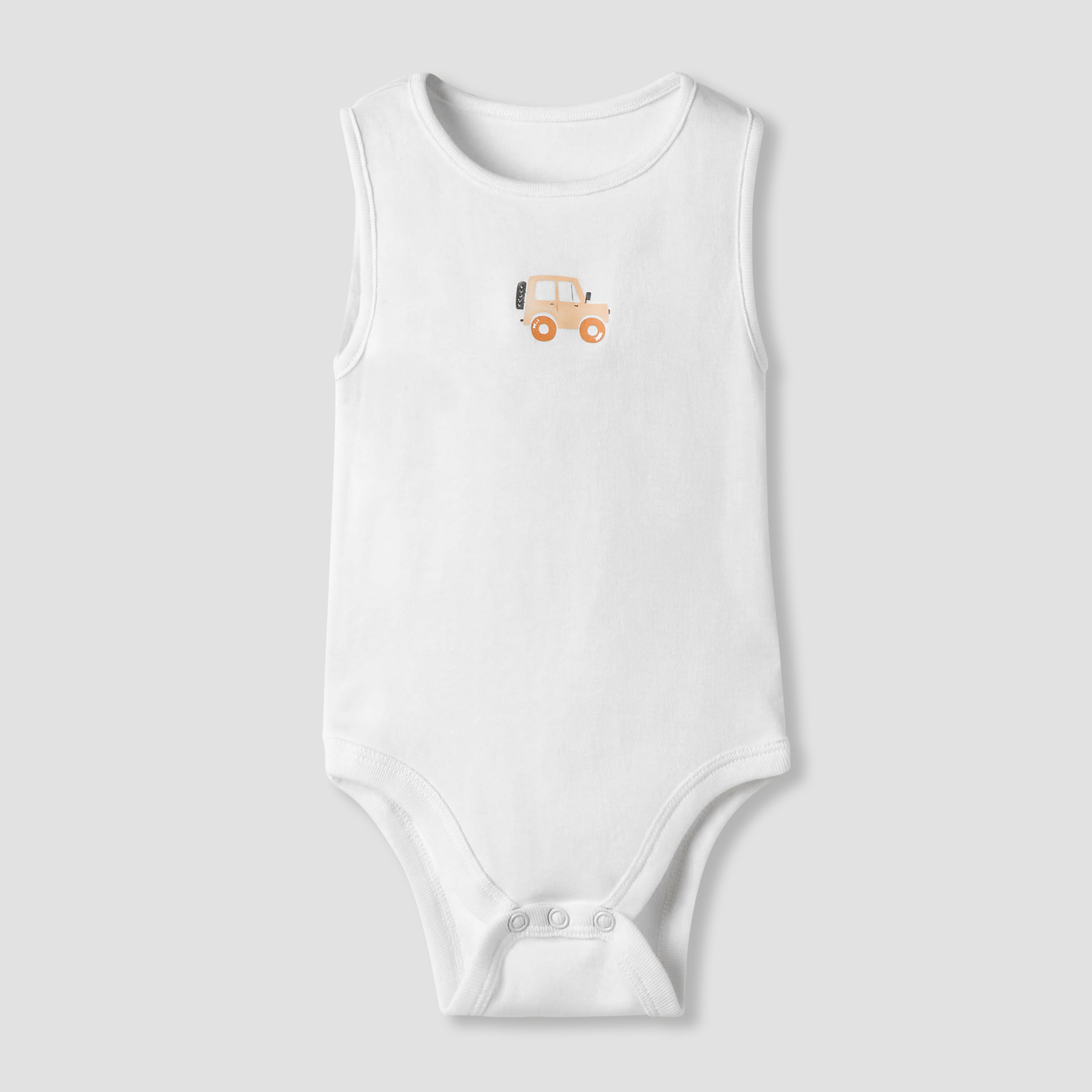 Juniors Printed Sleeveless Bodysuit - Set of 6-baby-boys-clothing-bodysuits-image-6