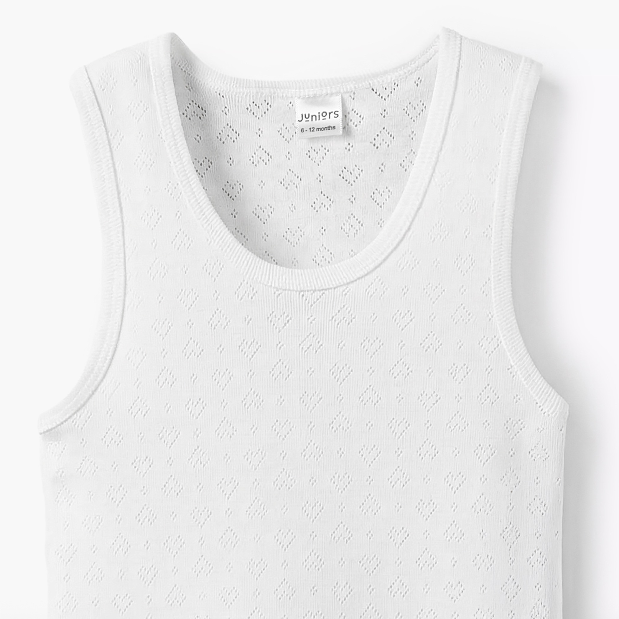 فيستات سادة دون أكمام من جيجلز - طقم من قطعتين-baby-girls-clothing-innerwear-image-2