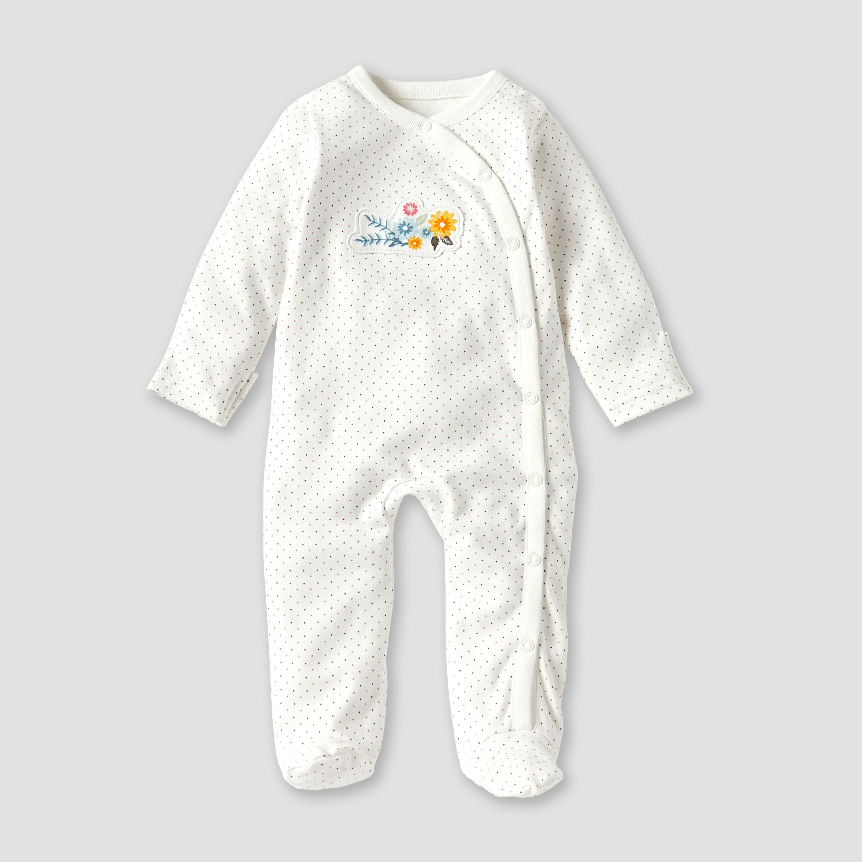 Juniors Printed Sleepsuit - Set of 3-baby-girls-clothing-nightwear-sleepsuits-image-2