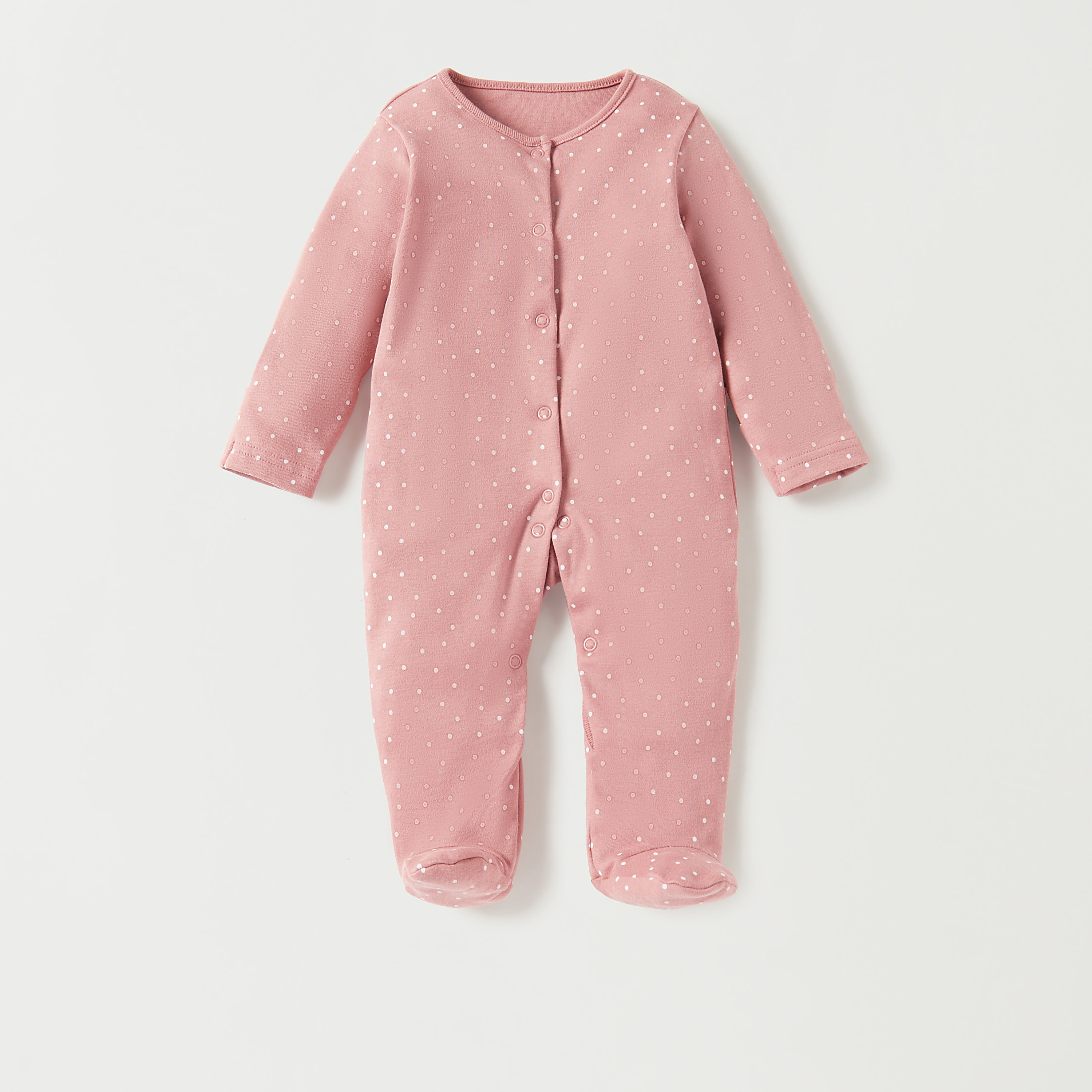 Juniors Printed Sleepsuit - Set of 3-baby-girls-clothing-nightwear-sleepsuits-image-2
