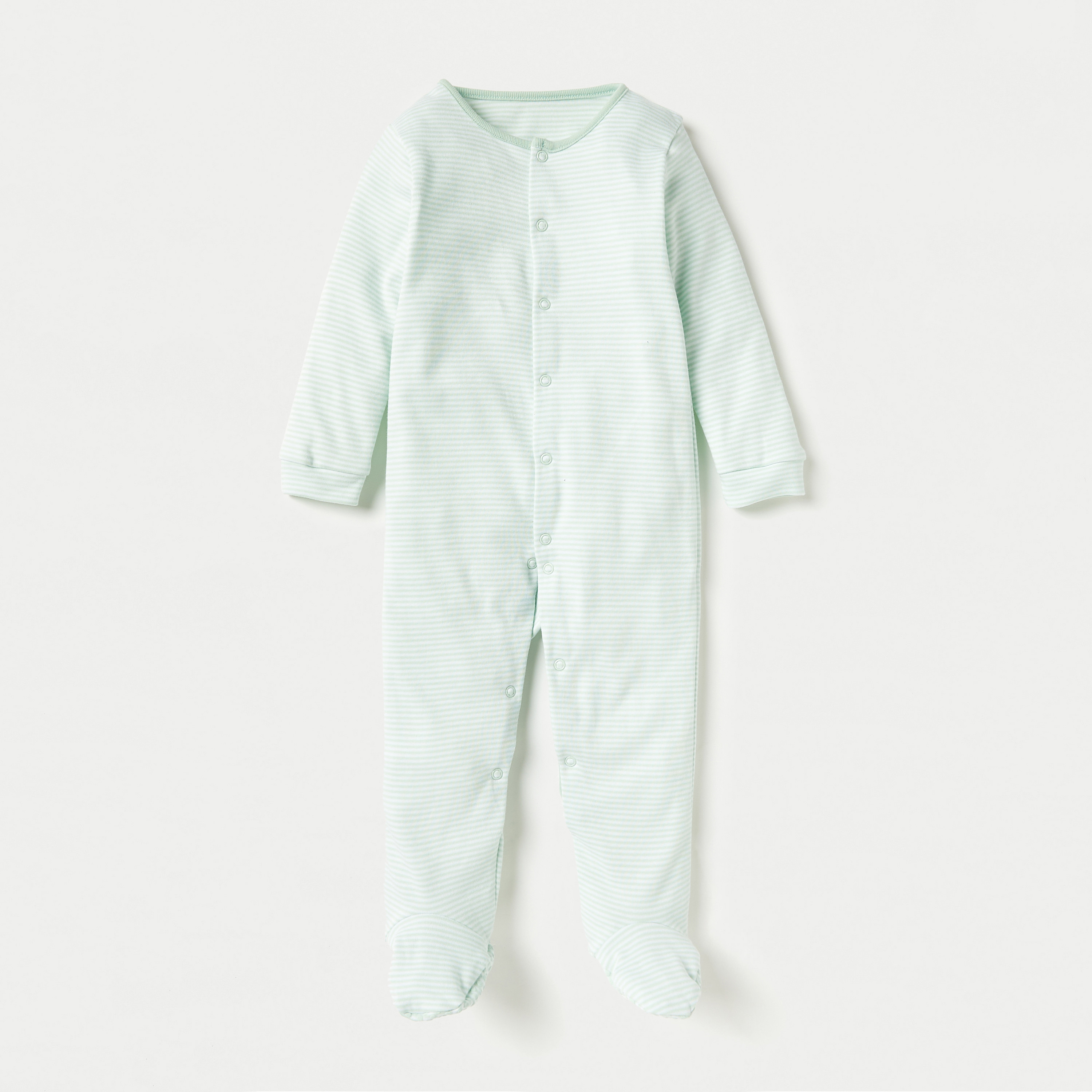 Juniors Printed Closed Feet Sleepsuit - Set of 3-baby-boys-clothing-nightwear-sleepsuits-image-2