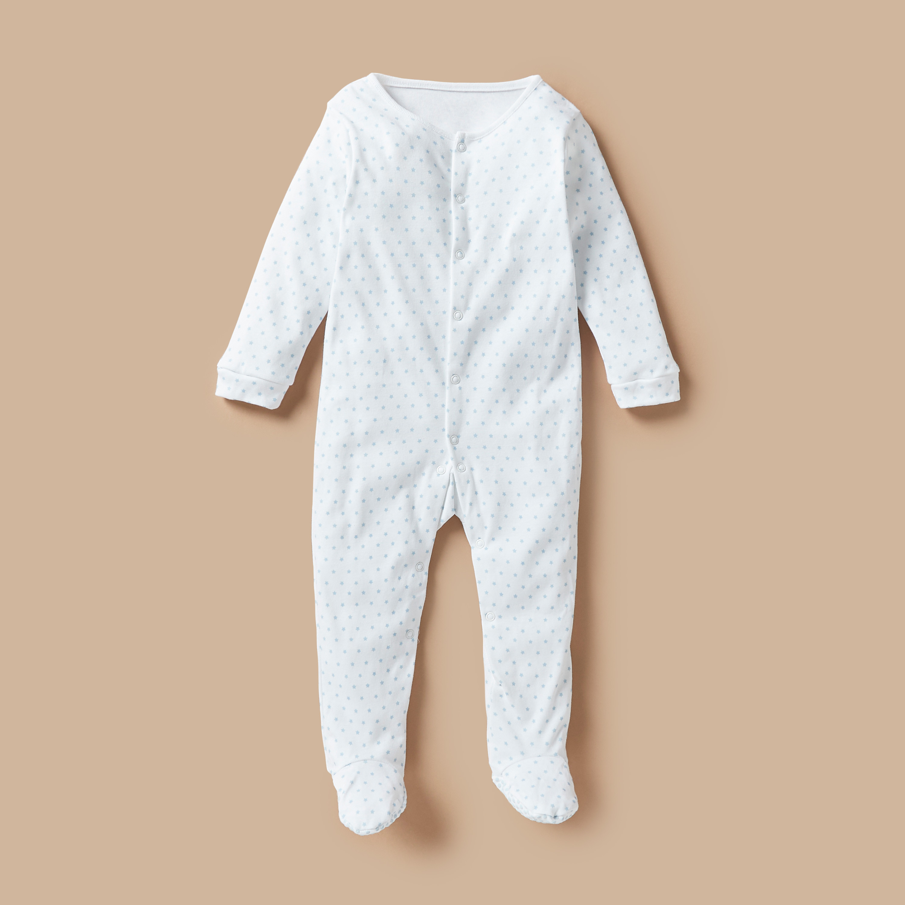 Juniors Printed Closed Feet Sleepsuit - Set of 3-baby-boys-clothing-nightwear-sleepsuits-image-4