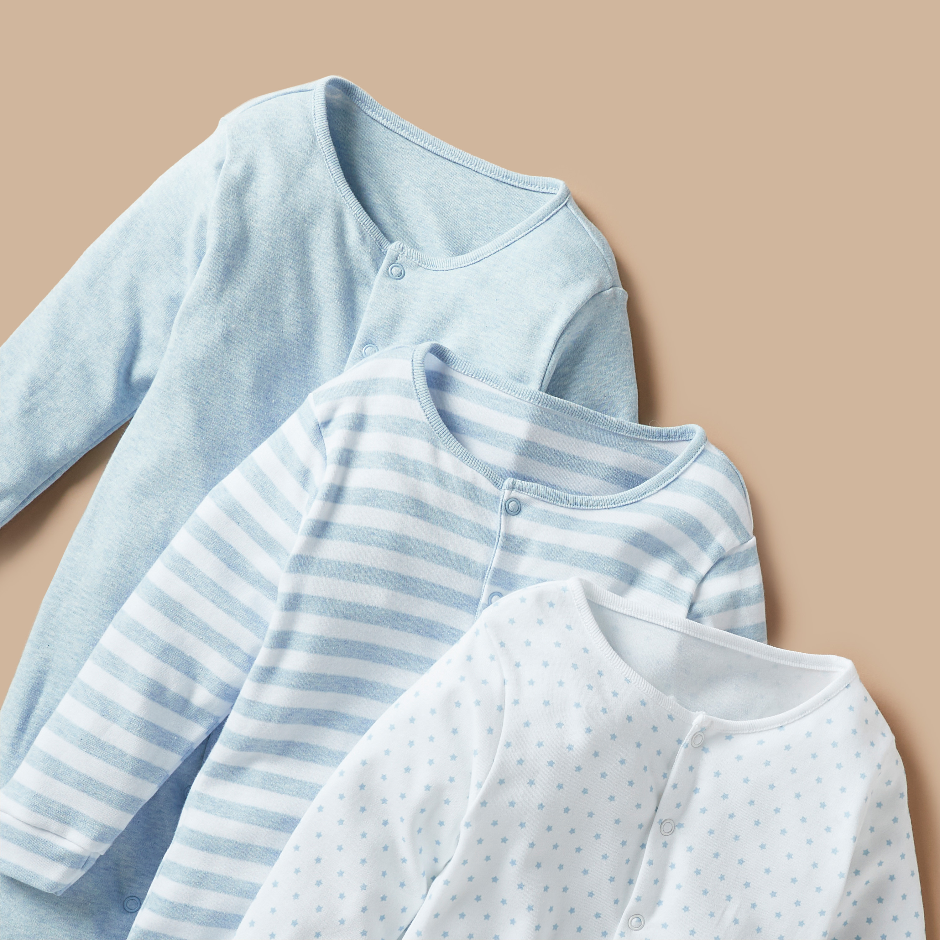Juniors Printed Closed Feet Sleepsuit - Set of 3-baby-boys-clothing-nightwear-sleepsuits-image-5