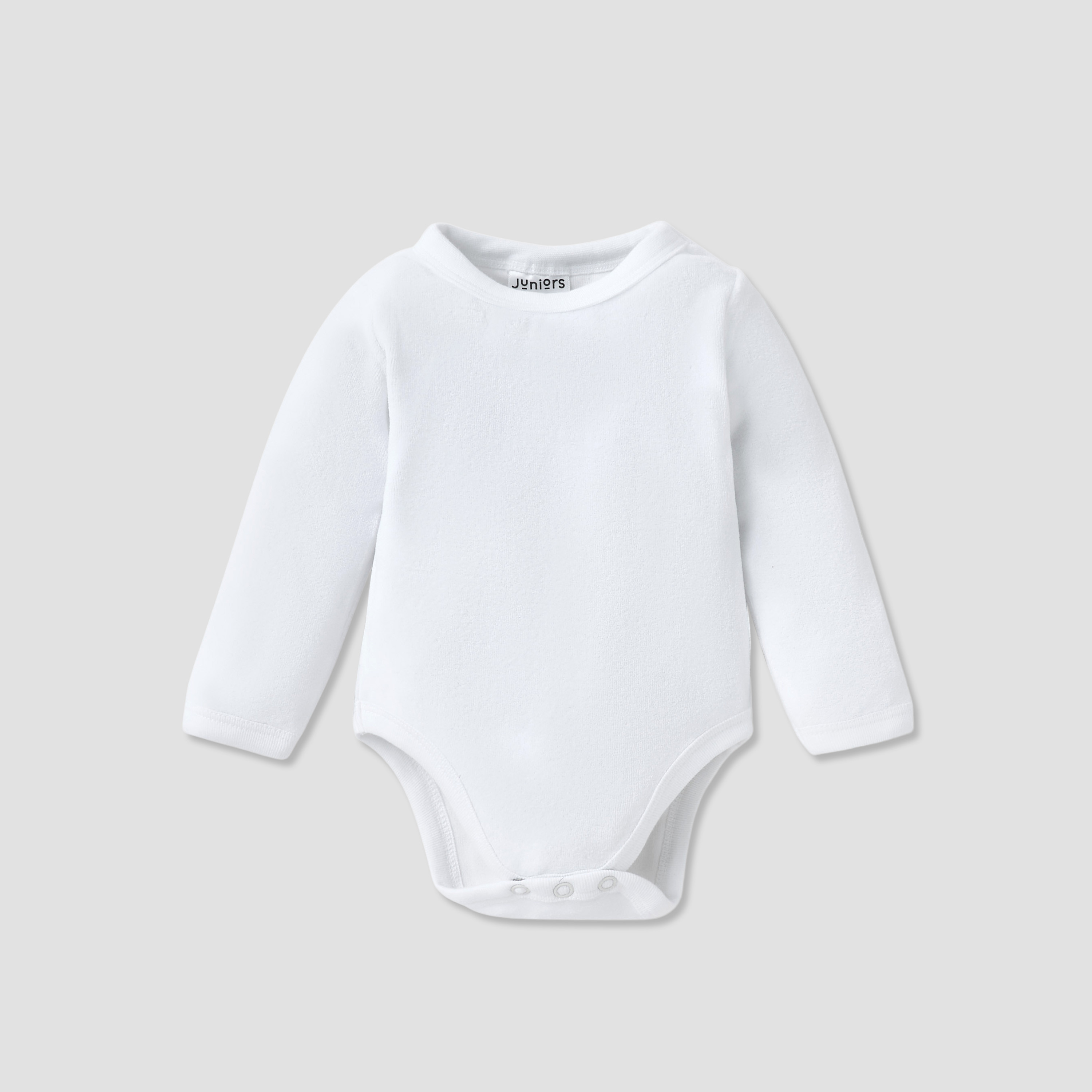 Juniors Solid Velour Bodysuit - Set of 3-baby-girls-clothing-winterwear-bodysuits-image-2