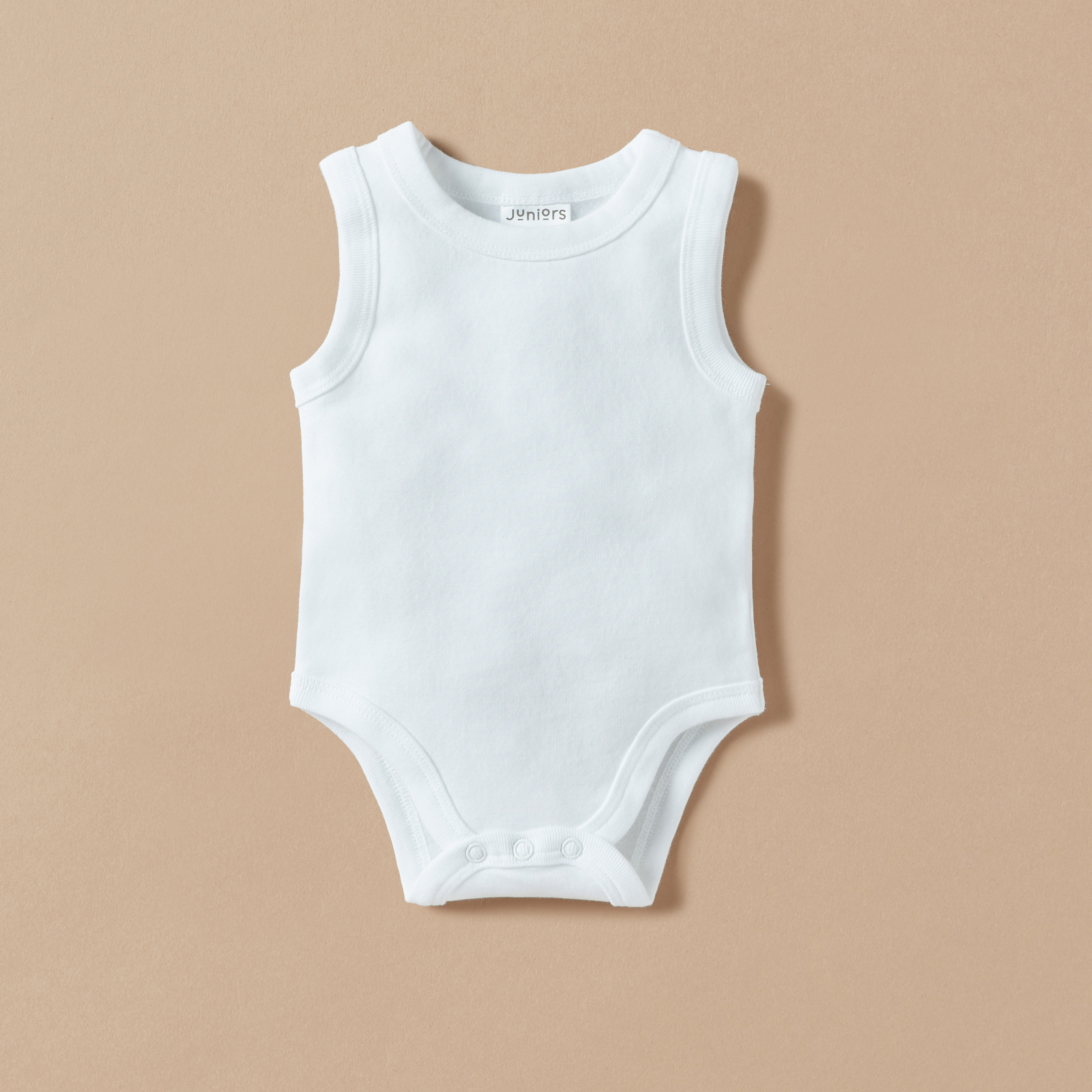 Juniors Solid Sleeveless Bodysuit - Set of 3-baby-boys-clothing-bodysuits-image-5