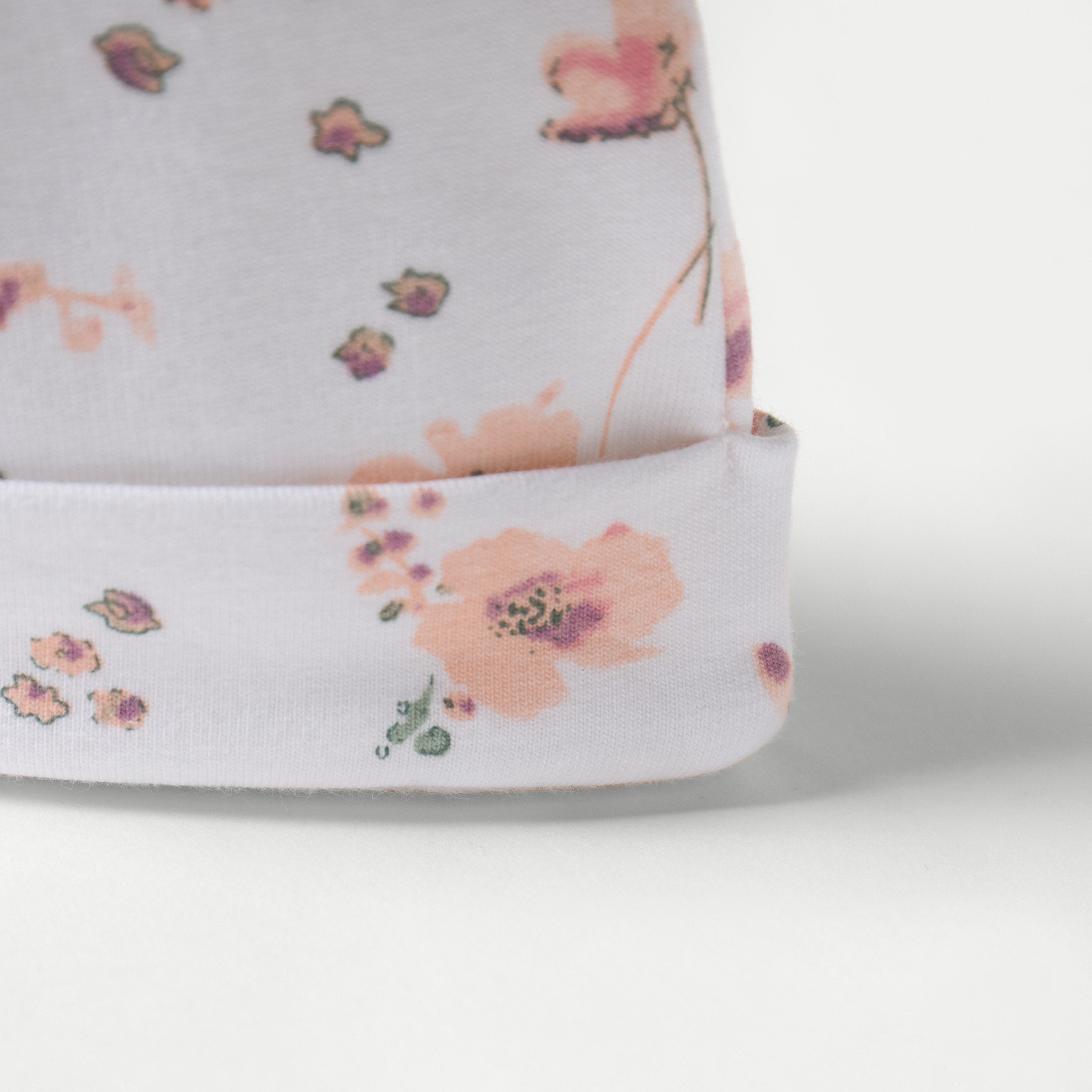 Juniors Florals Print Beanie Cap-baby-girls-accessories-caps-image-4