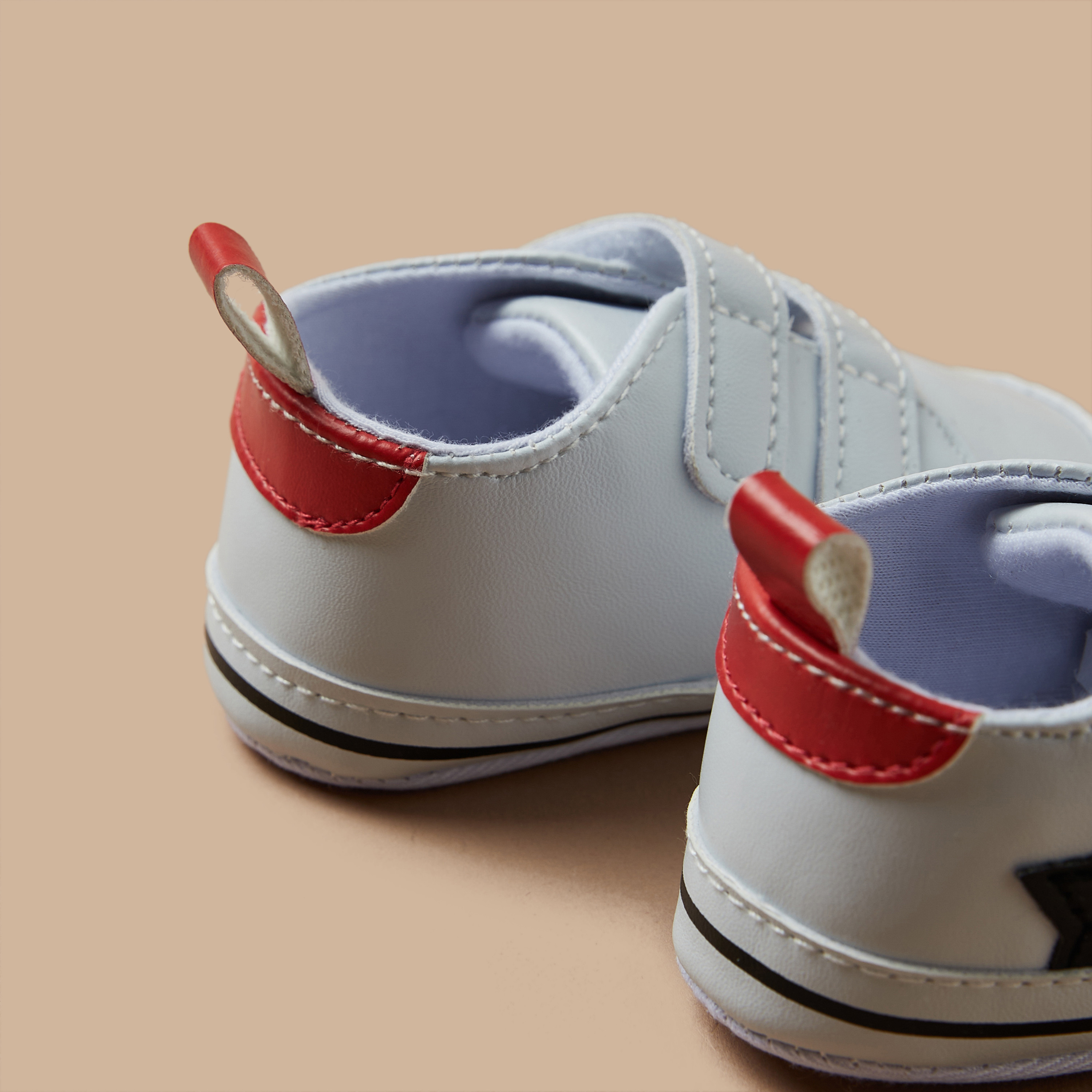 Juniors Star Applique Booties with Hook and Loop Closure-baby-boys-shoes-closedshoes-image-4