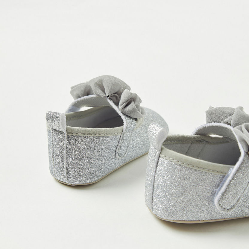 Juniors Embellished Booties with Flower Accent-Casual-image-3