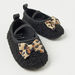 Juniors Textured Booties with Printed Bow Accent-Casual-thumbnail-2