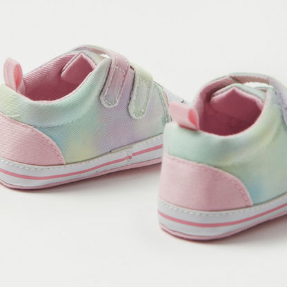 Juniors Unicorn Ombre Booties with Hook and Loop Closure-Booties-image-3