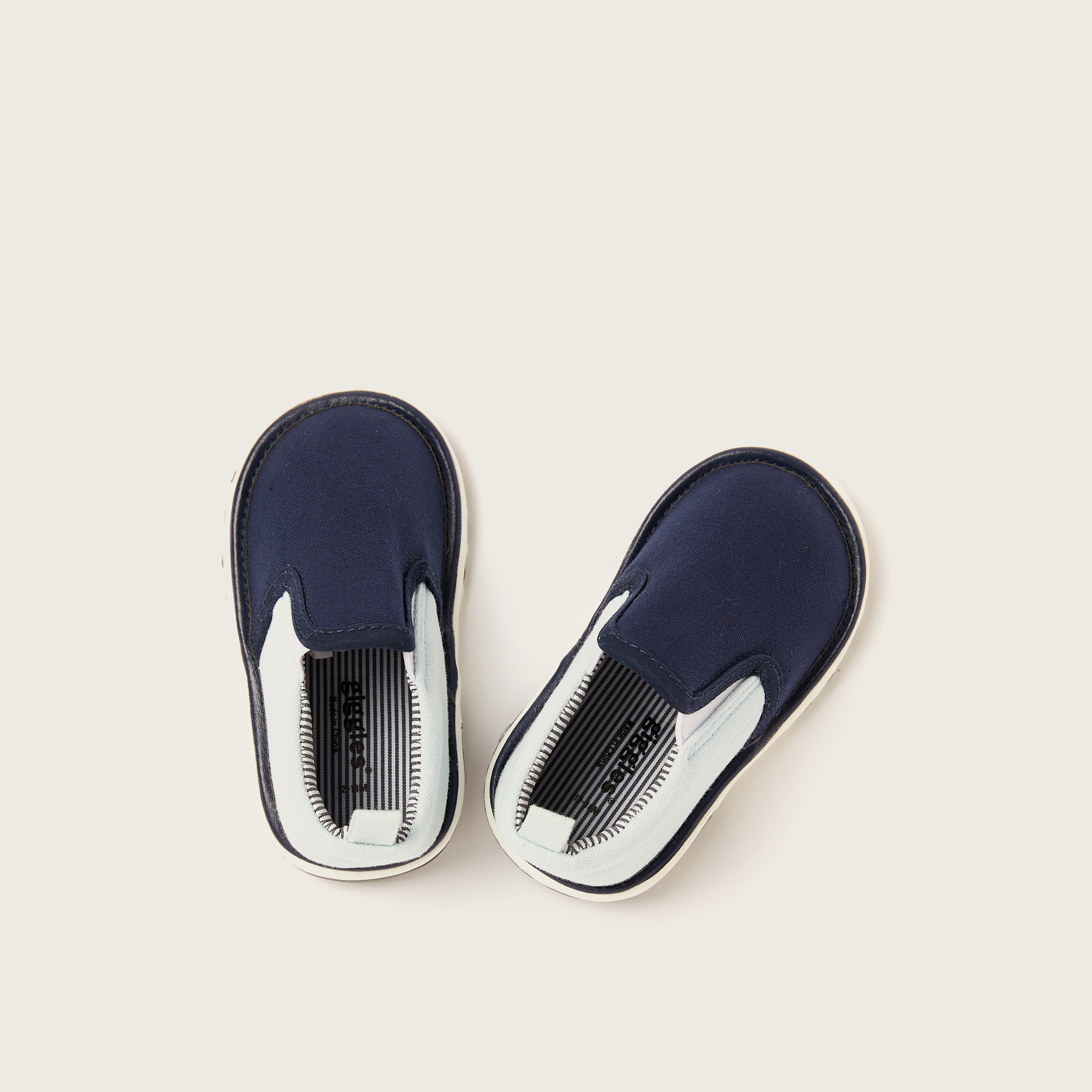 Giggles Solid Slip-On Booties-baby-boys-shoes-booties-image-1