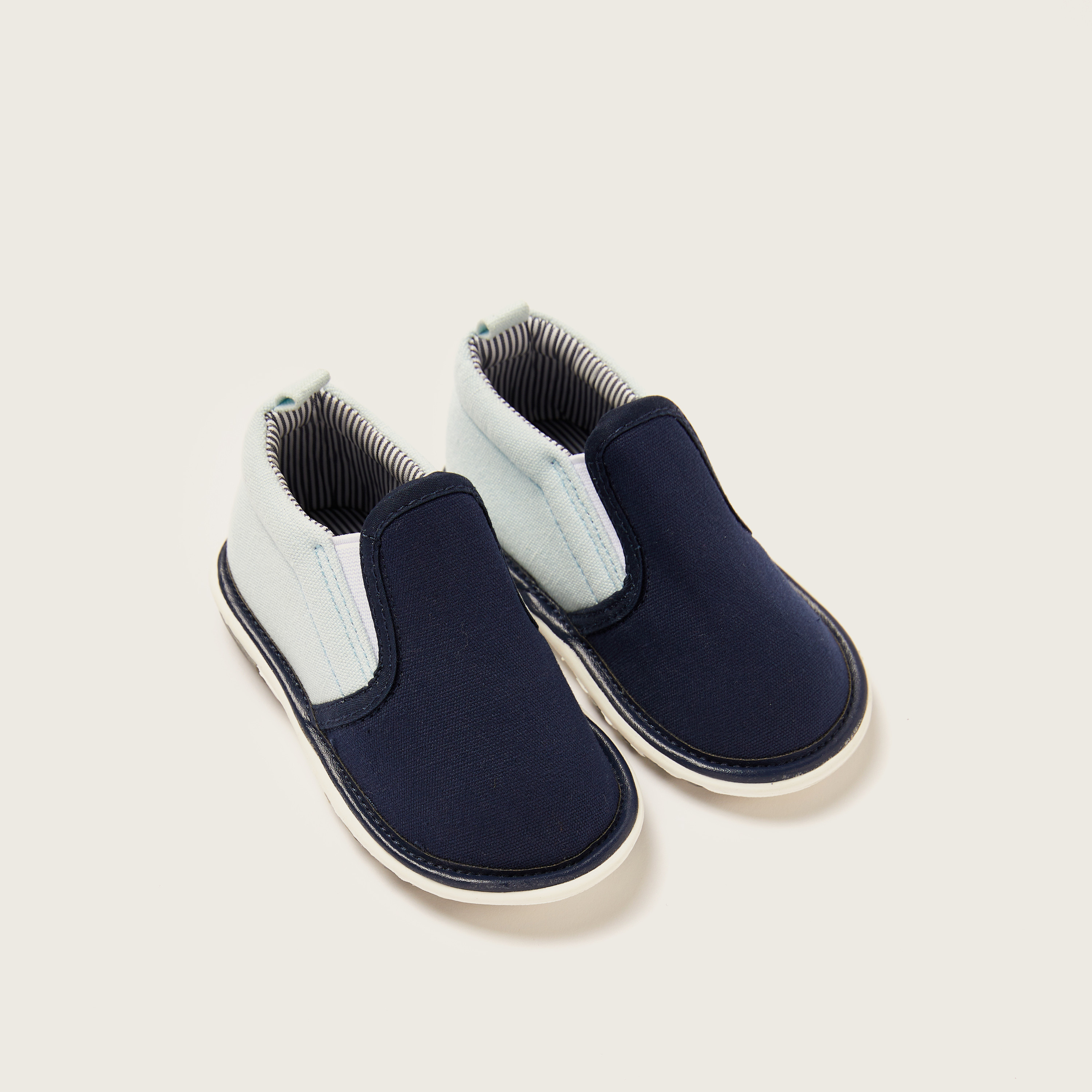 Giggles Solid Slip-On Booties-baby-boys-shoes-booties-image-2