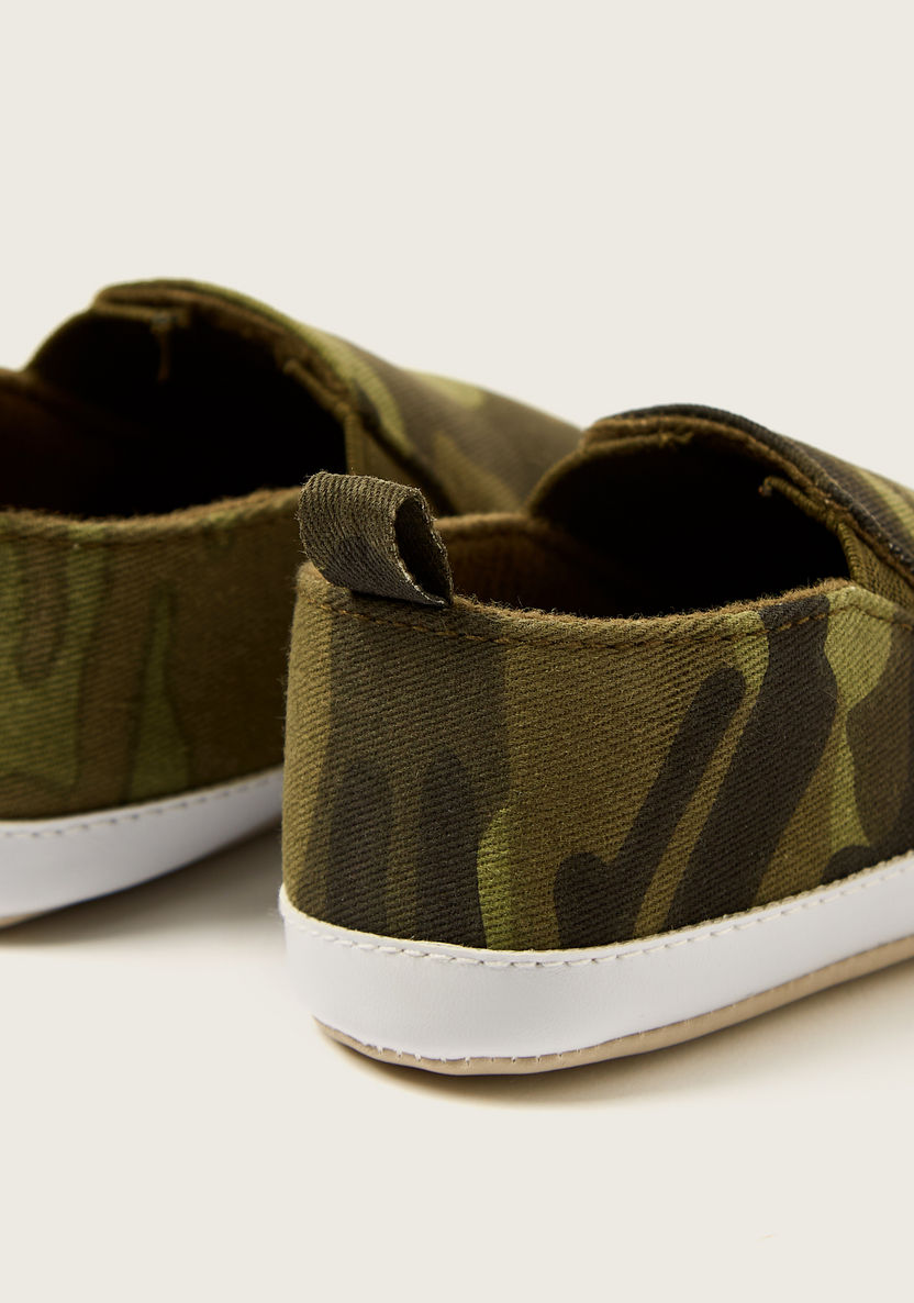 Juniors Camouflage Print Slip-On Booties-Casual-image-4