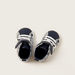 Juniors Printed Booties with Lace Detail and Hook and Loop Closure-Booties-thumbnailMobile-0