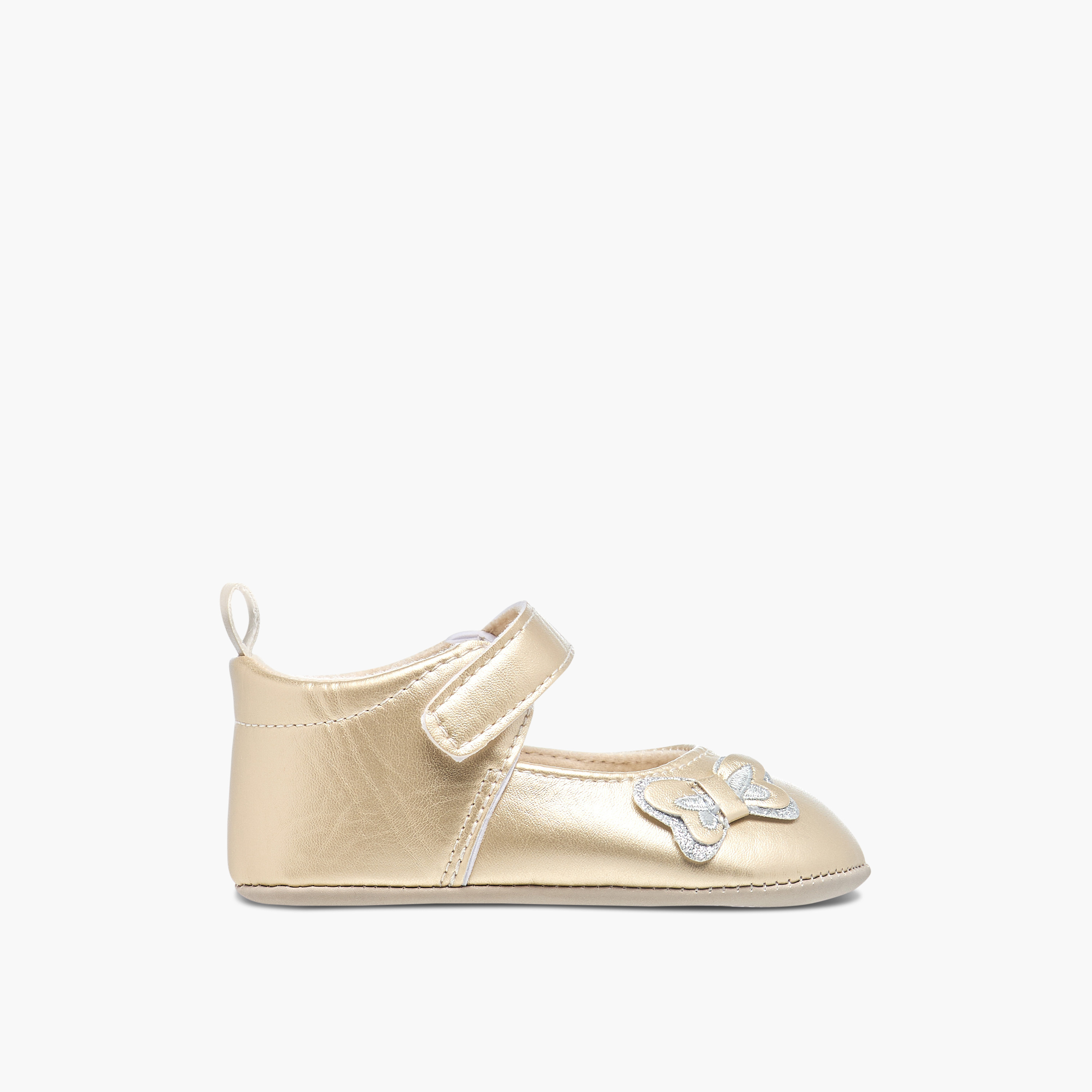 بوت بتزيينات فراشة وبشريط إغلاق لاصق من جونيورز-baby-girls-shoes-closedshoes-image-3