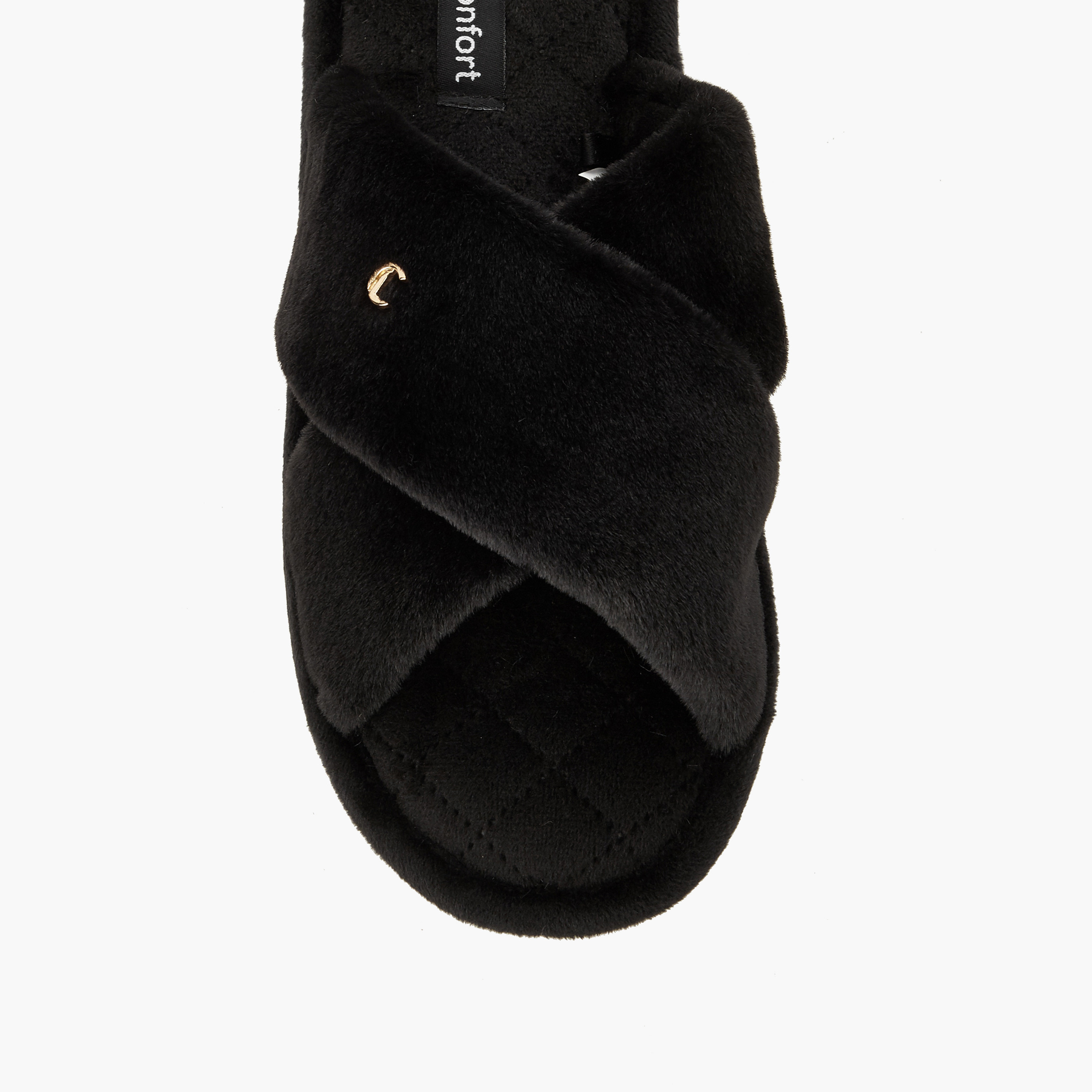 شبشب منزلي بحزام متقاطع للنساء من لو كونفورت-women-shoes-bedroomslippers-image-4