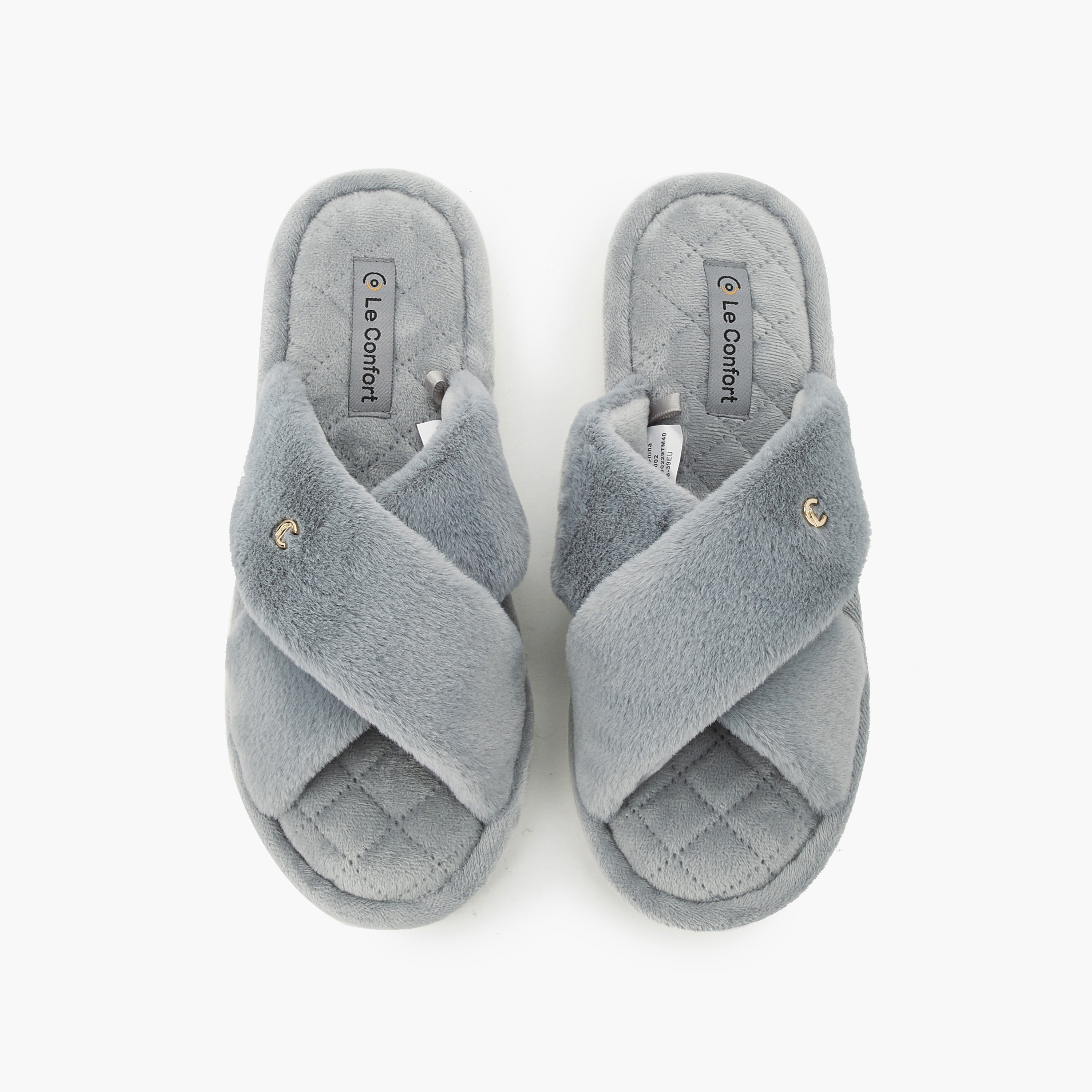 Le Confort Women Cross Strap Bedroom Slippers-women-shoes-bedroomslippers-image-1