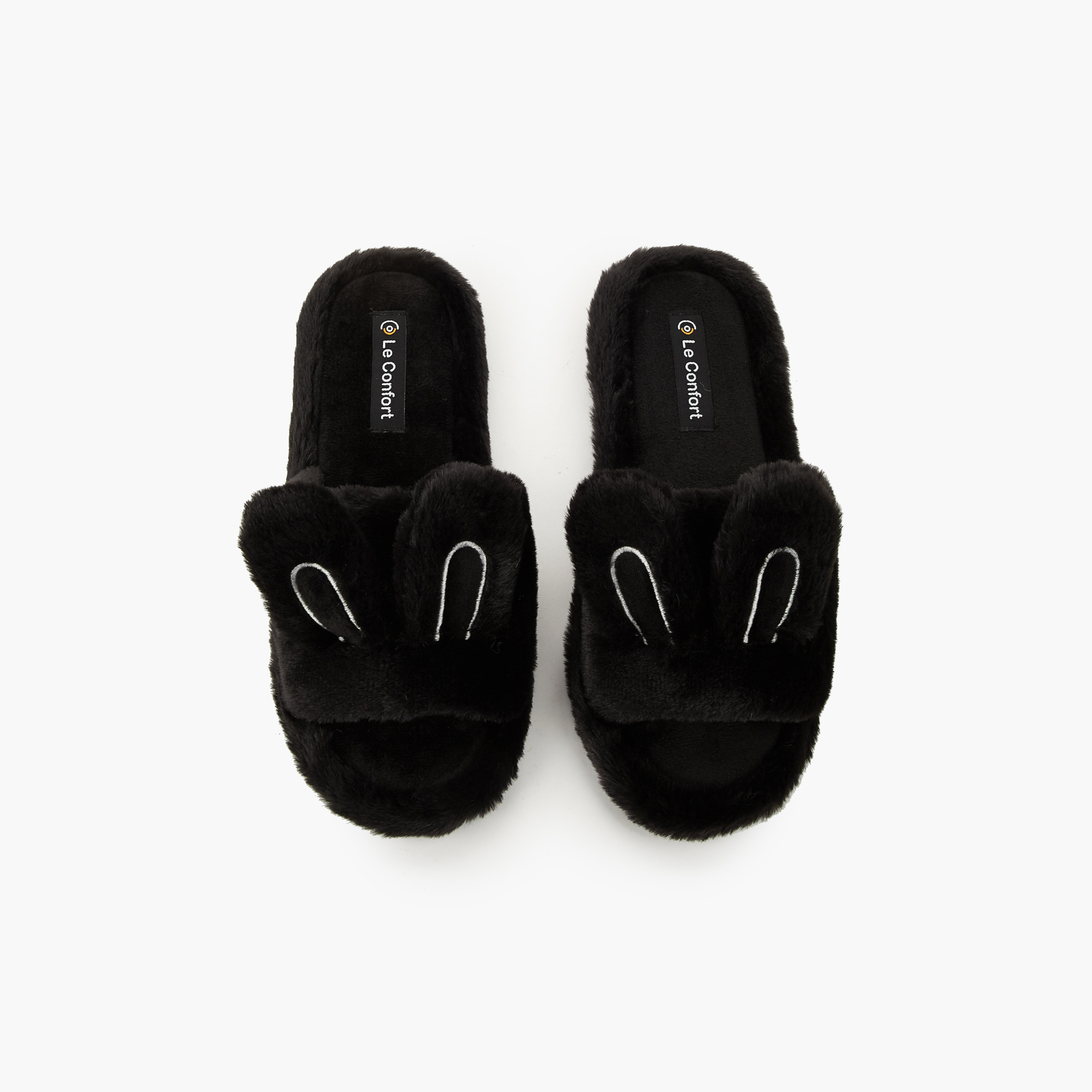 شبشب منزلي بأذني أرنب للنساء من لو كونفورت-women-shoes-bedroomslippers-image-1