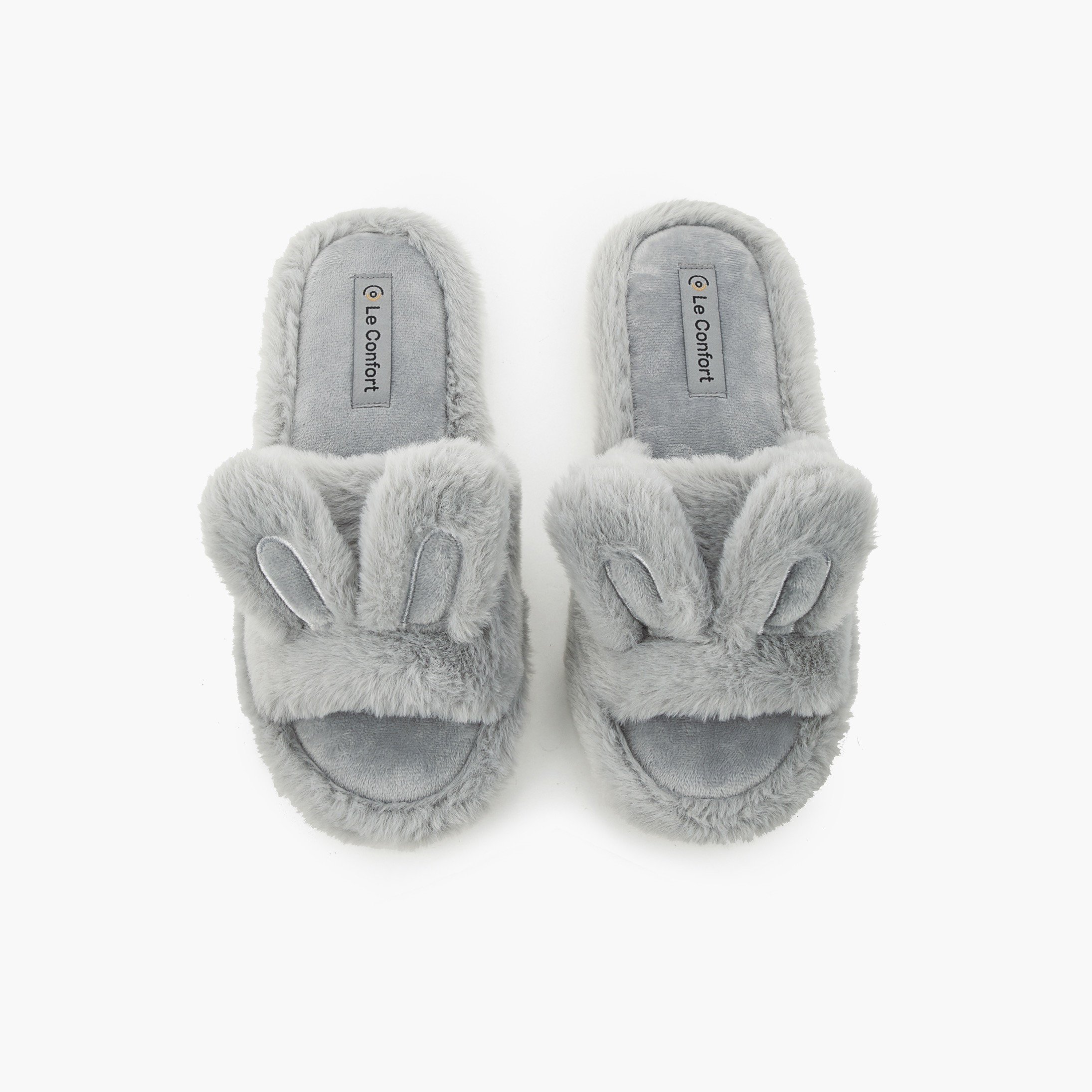 Le Confort Women Bunny Ear Bedroom Slides-women-shoes-bedroomslippers-image-1