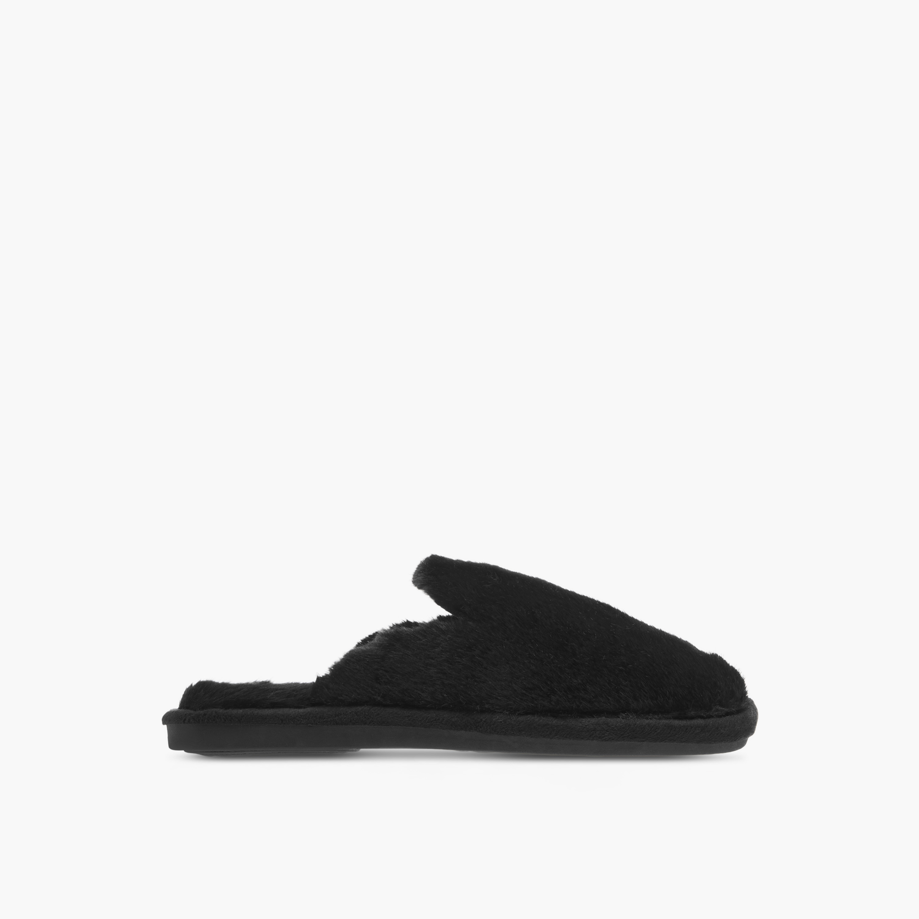Le Confort Fur Textured Slip-On Bedroom Mules-women-shoes-bedroomslippers-image-2
