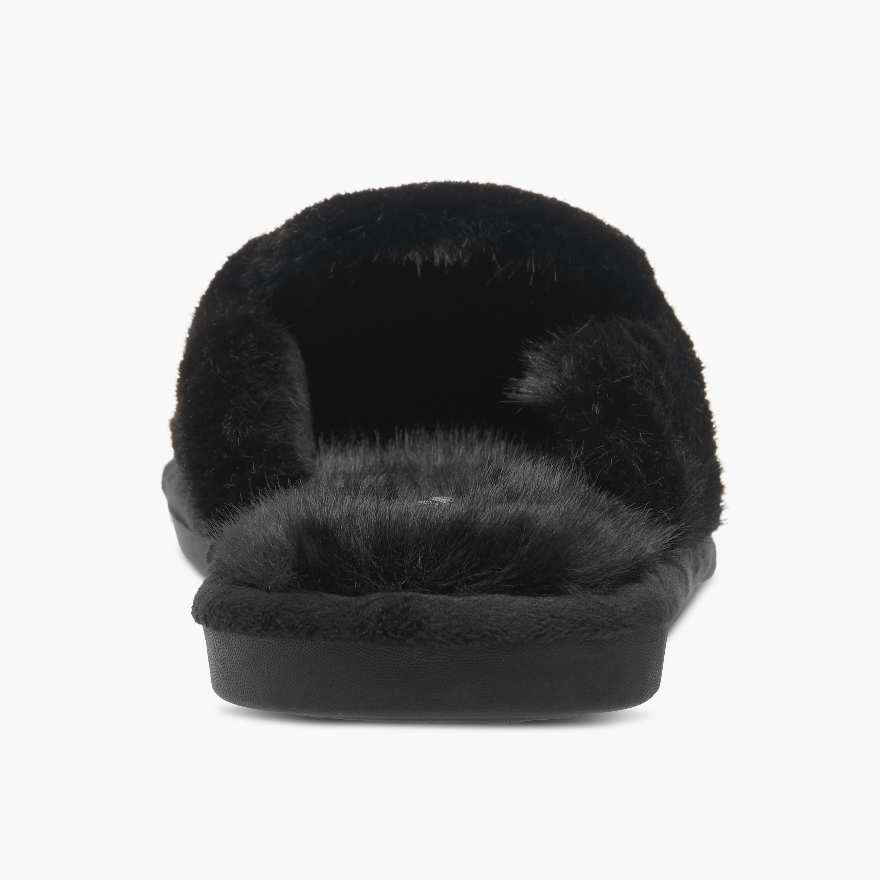 Le Confort Fur Textured Slip-On Bedroom Mules-women-shoes-bedroomslippers-image-4