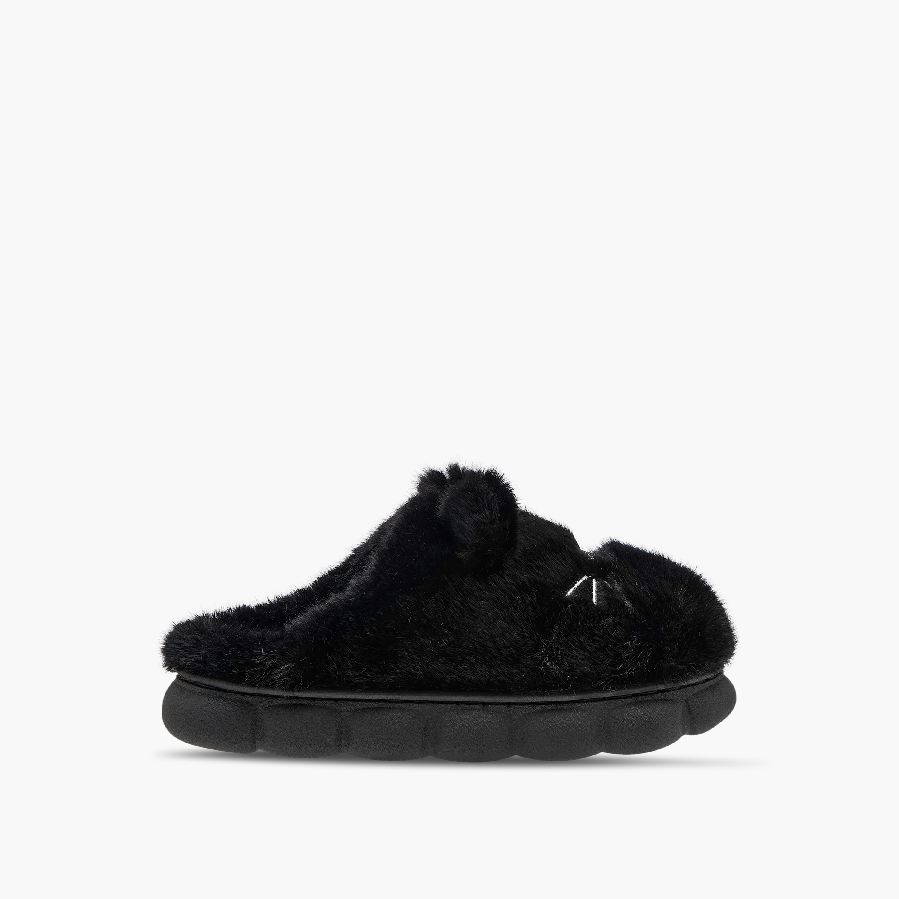 حذاء غرفة نوم فرو صناعي بتزيينات أذن من لي كونفورت-women-shoes-bedroomslippers-image-2