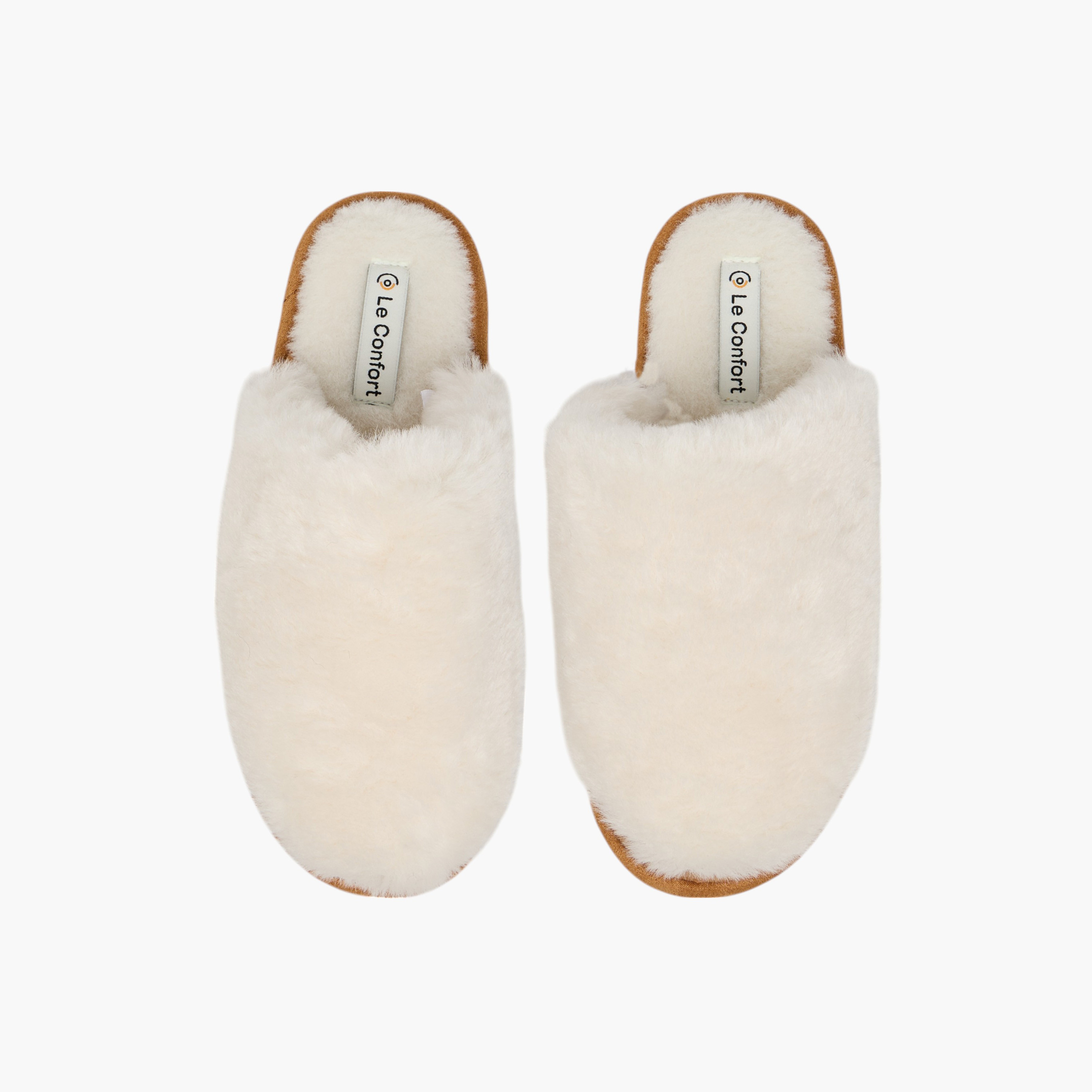 Le Confort Faux Fur Textured Bedroom Mules-women-shoes-bedroomslippers-image-1