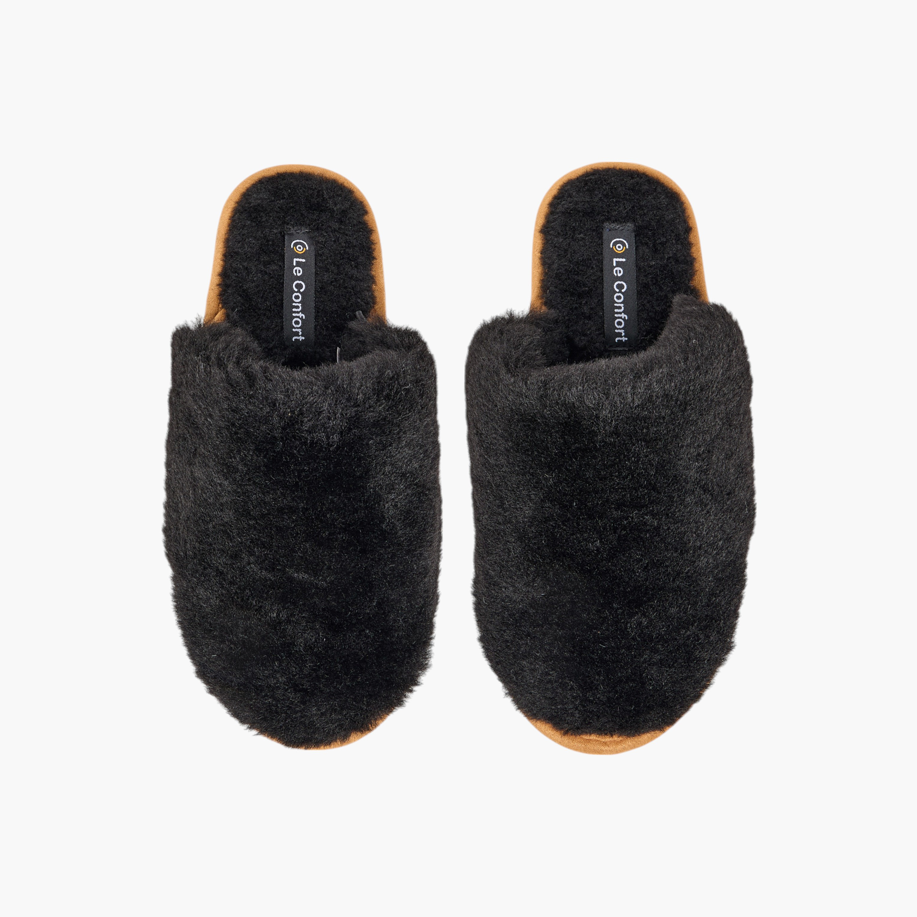 Le Confort Faux Fur Textured Bedroom Mules-women-shoes-bedroomslippers-image-1
