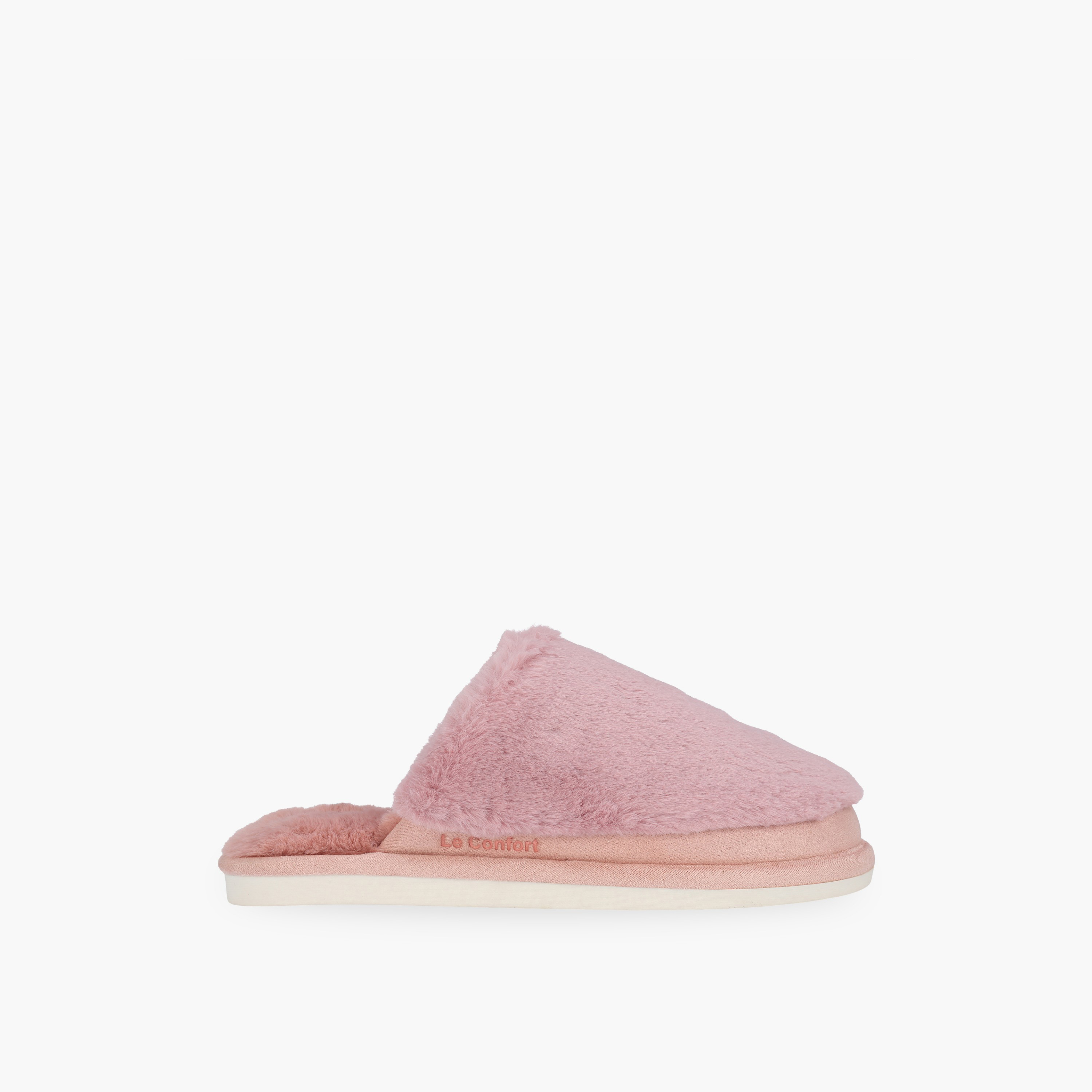 حذاء ميول فرو صناعي للمنزل بملمس بارز للنساء من لو كونفورت-women-shoes-bedroomslippers-image-2