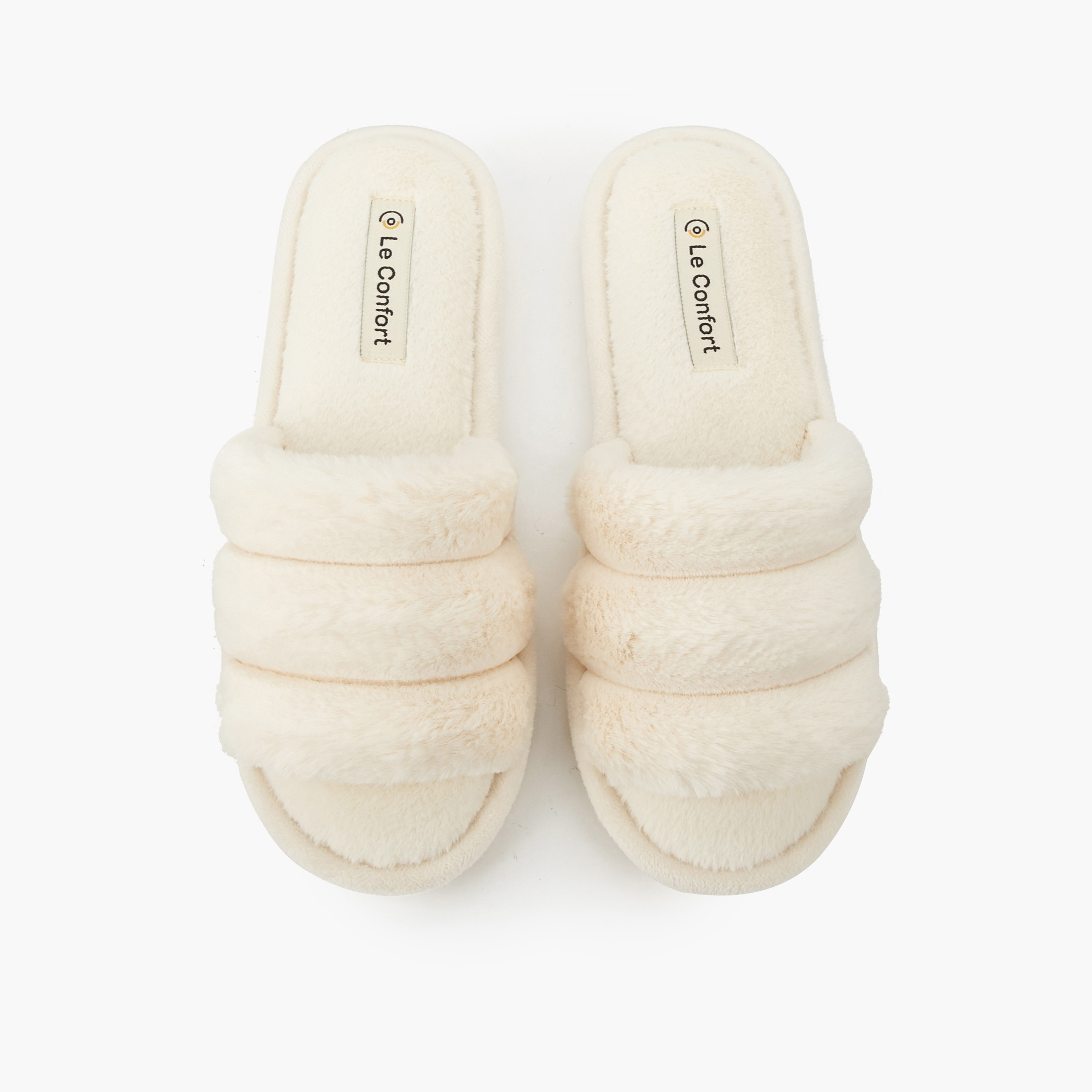 Le Confort Women Faux Fur Bedroom Slippers-women-shoes-bedroomslippers-image-1