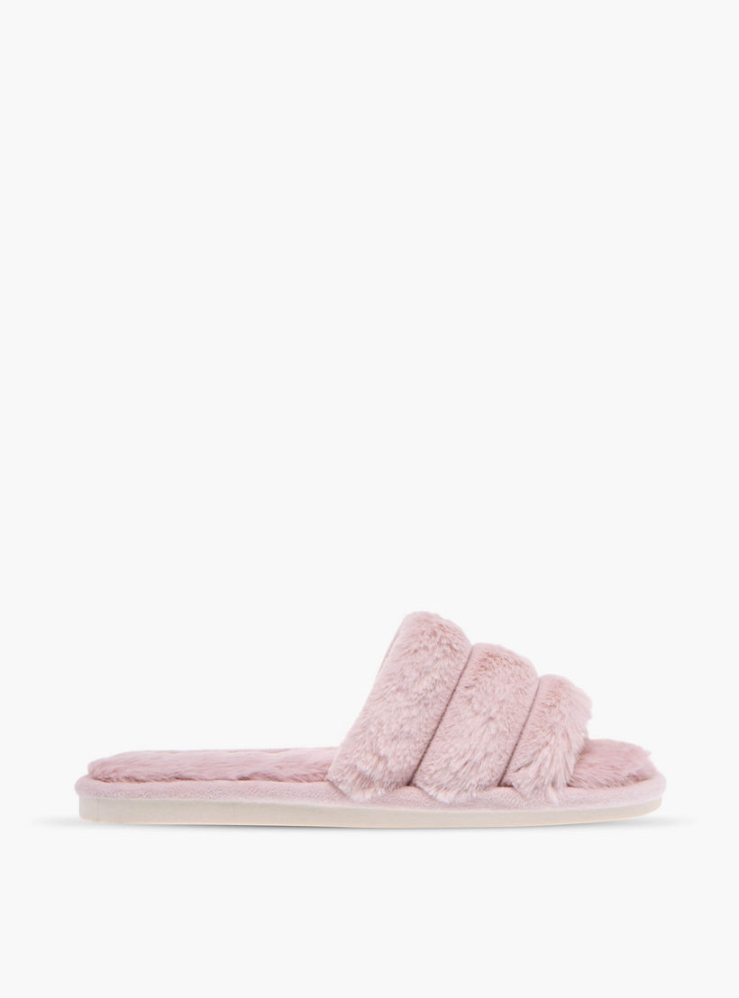 شبشب غرفة نوم فرو صناعي للنساء من لو كونفورت-women-shoes-bedroomslippers-image-2