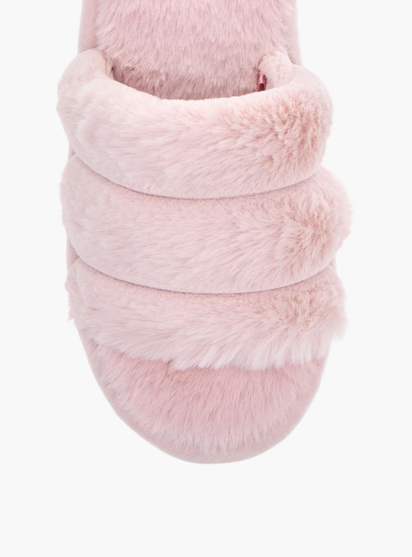 شبشب غرفة نوم فرو صناعي للنساء من لو كونفورت-women-shoes-bedroomslippers-image-3