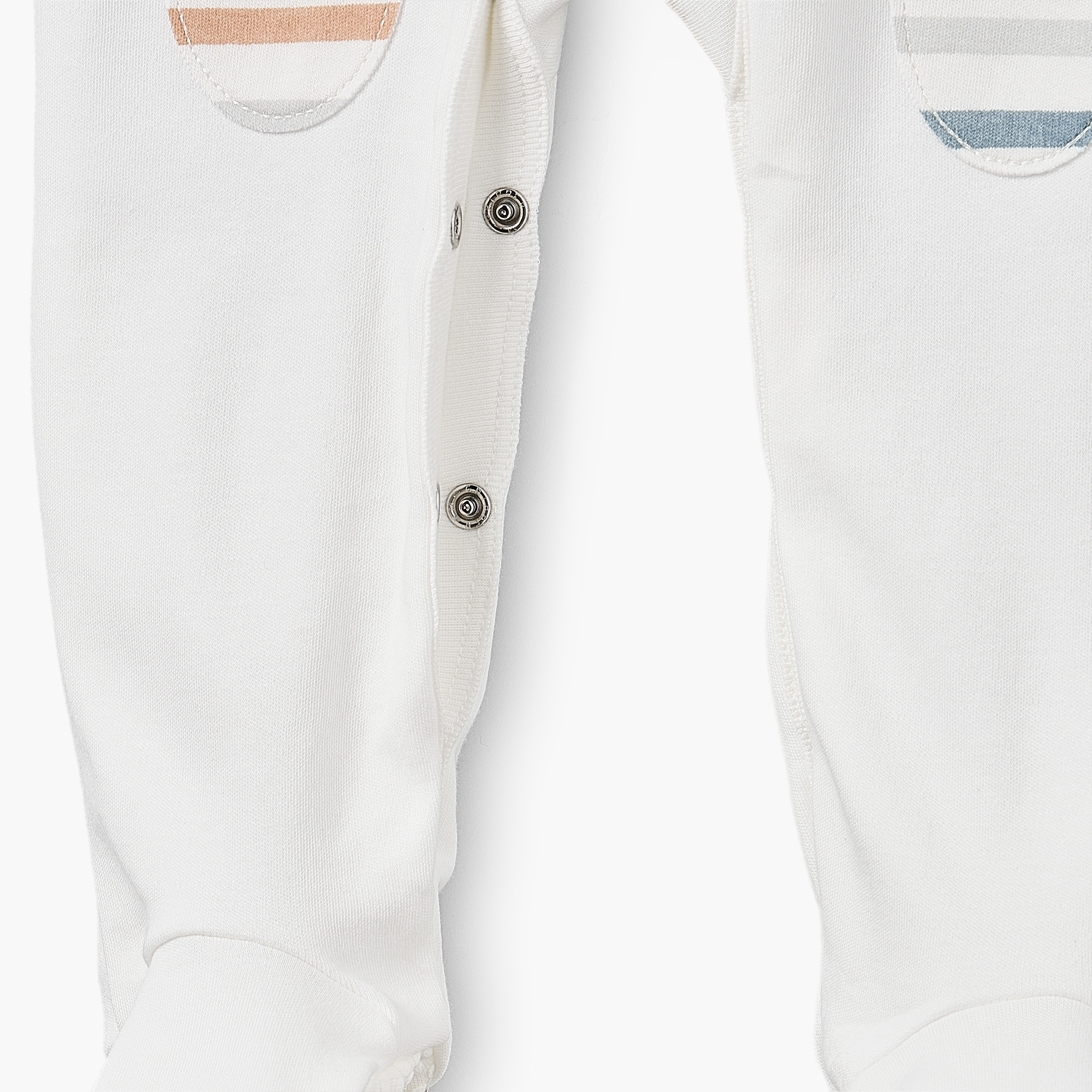 Juniors Cotton Crew Neck Long Sleeves Sleepsuit with Safari Print-baby-boys-clothing-nightwear-sleepsuits-image-5