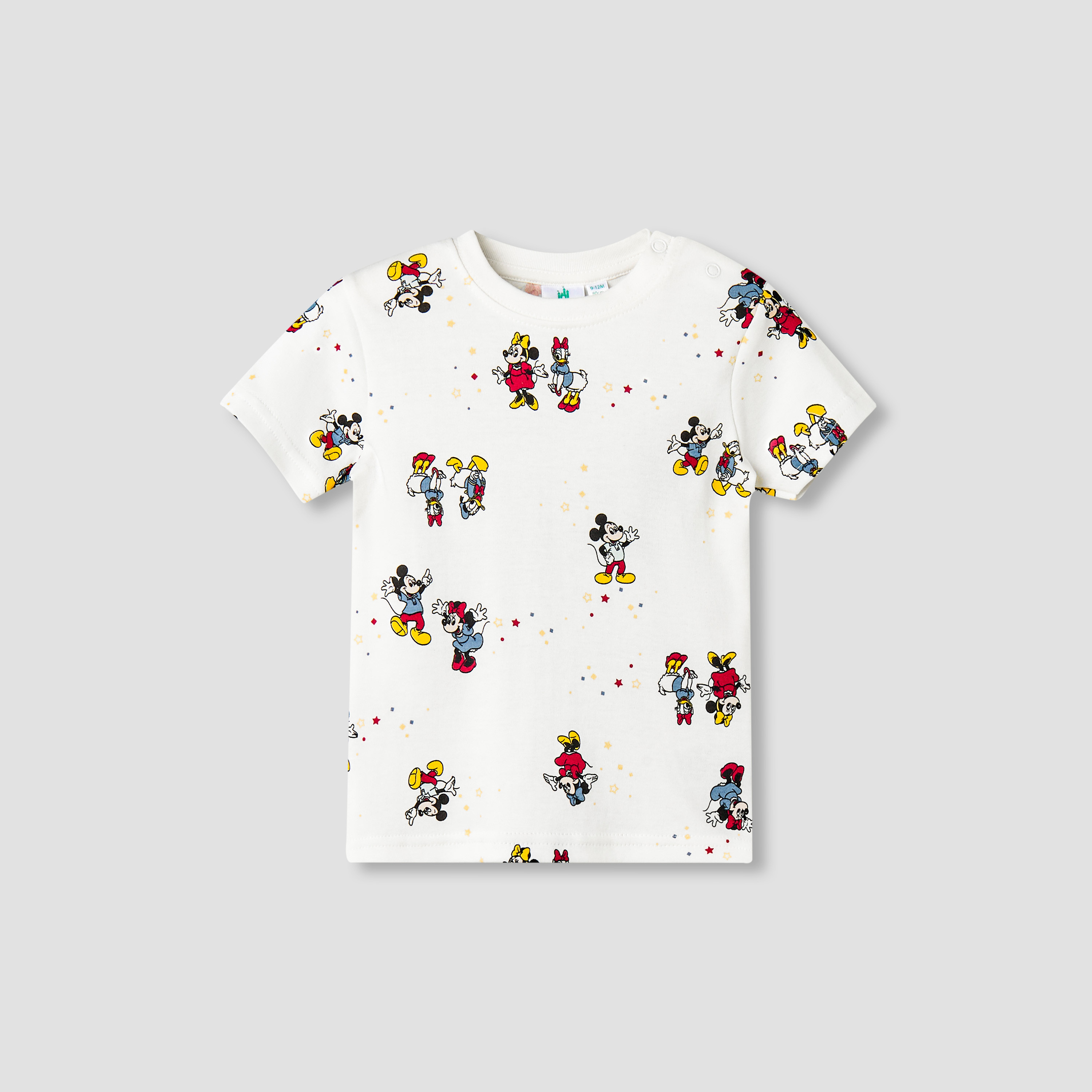 طقم دنغري بطبعات وتيشيرت بأكمام قصيرة وياقة مستديرة وطبعات من ديزني-baby-boys-clothing-setsandcoords-image-3