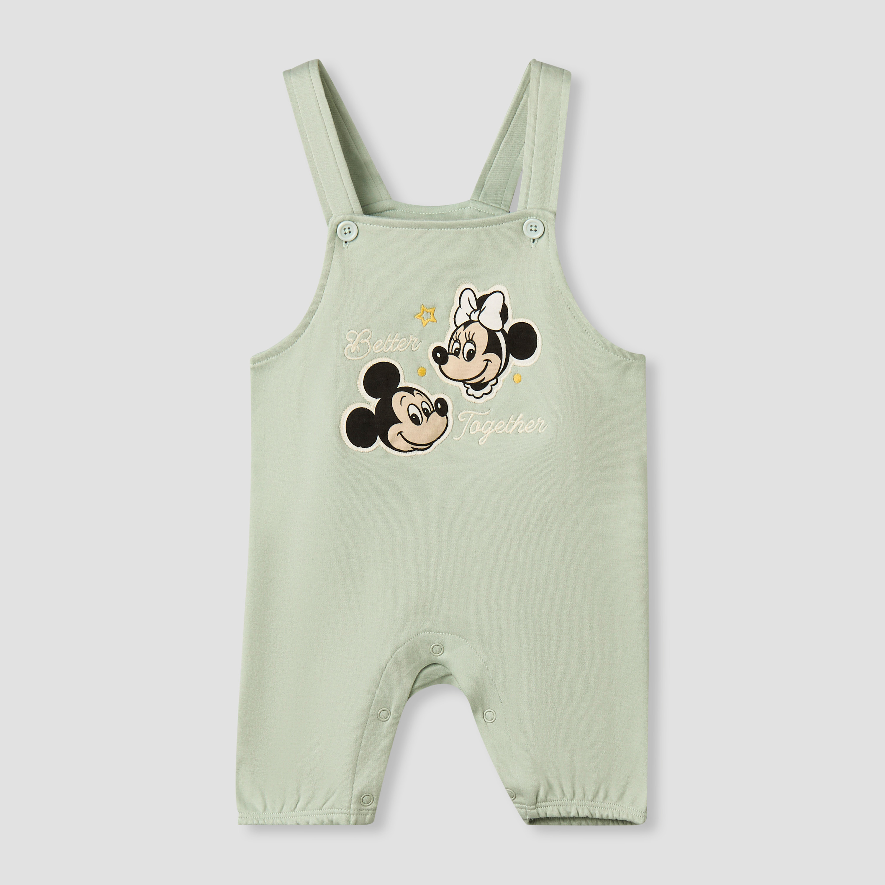 طقم دنغري بطبعات وتيشيرت بأكمام قصيرة وياقة مستديرة وطبعات من ديزني-baby-boys-clothing-setsandcoords-image-4