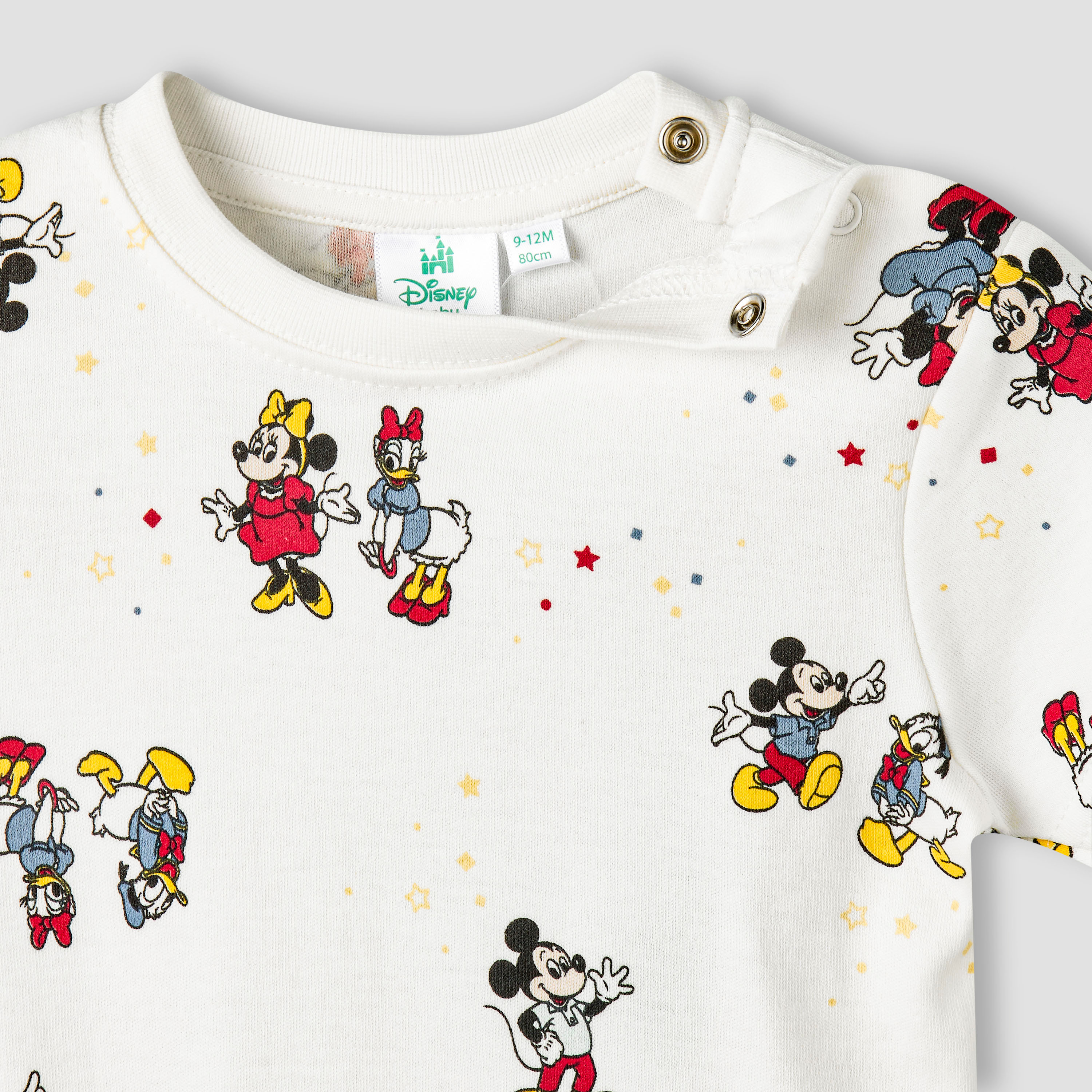 طقم دنغري بطبعات وتيشيرت بأكمام قصيرة وياقة مستديرة وطبعات من ديزني-baby-boys-clothing-setsandcoords-image-5