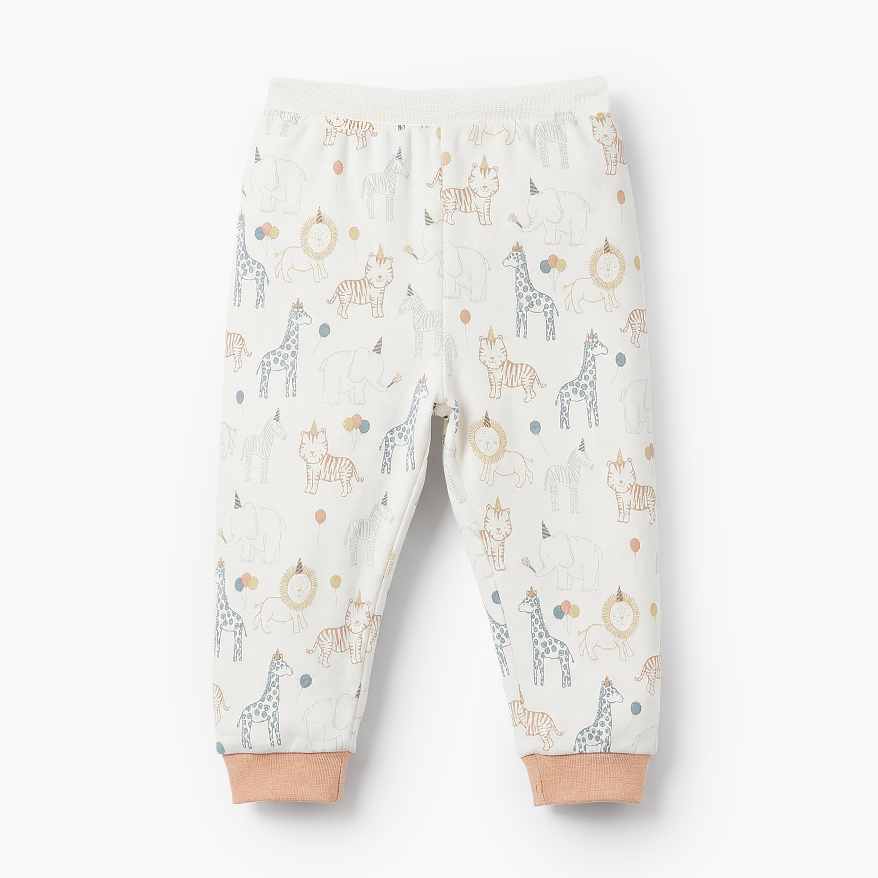 Juniors Cotton Crew Neck Long Sleeves Pyjama Set with Safari Print-baby-boys-clothing-nightwear-pyjamasets-image-4