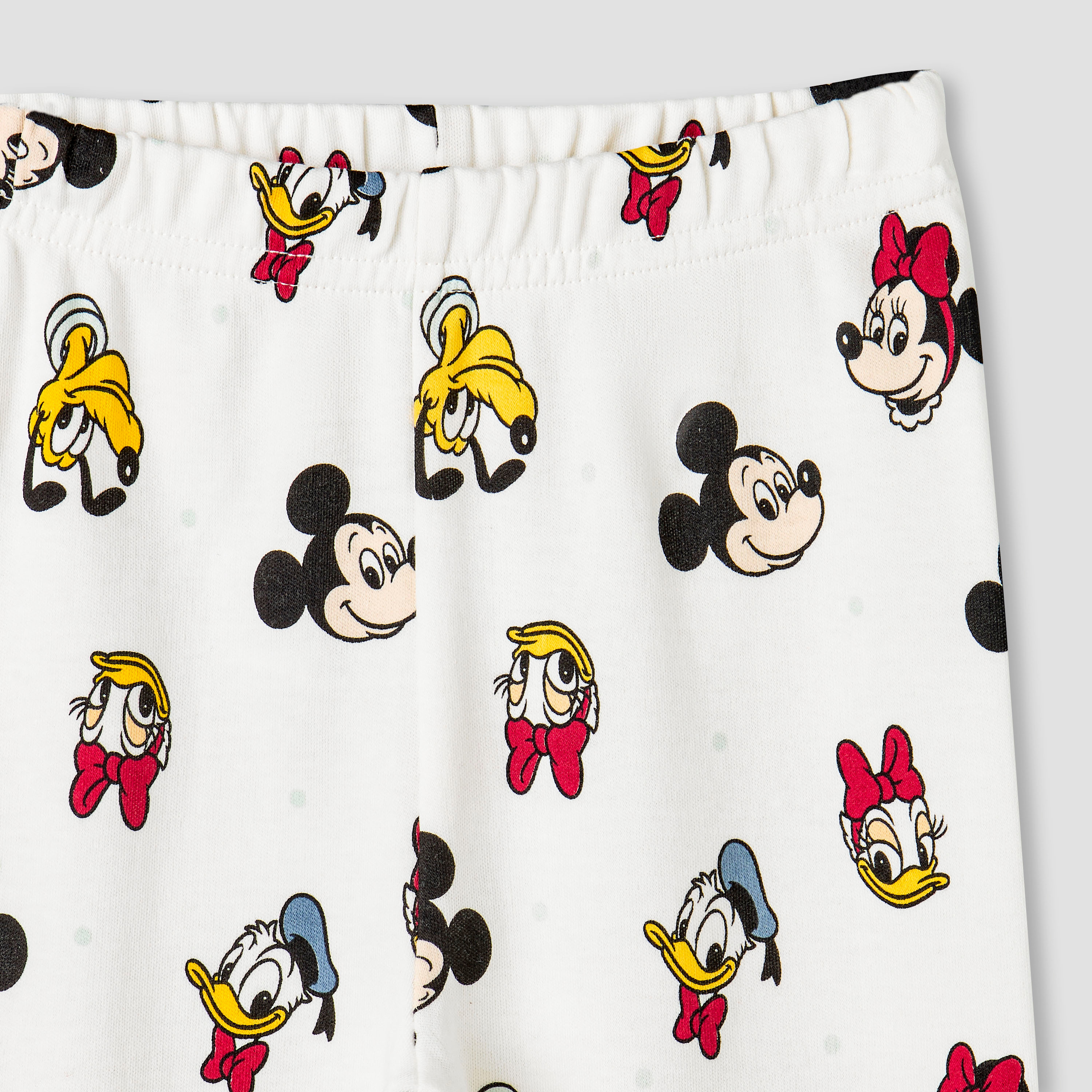 Disney Cotton Round Neck Long Sleeves Pyjama Set with Mickey Mouse and Friends Print-baby-girls-clothing-nightwear-pyjamasets-image-6