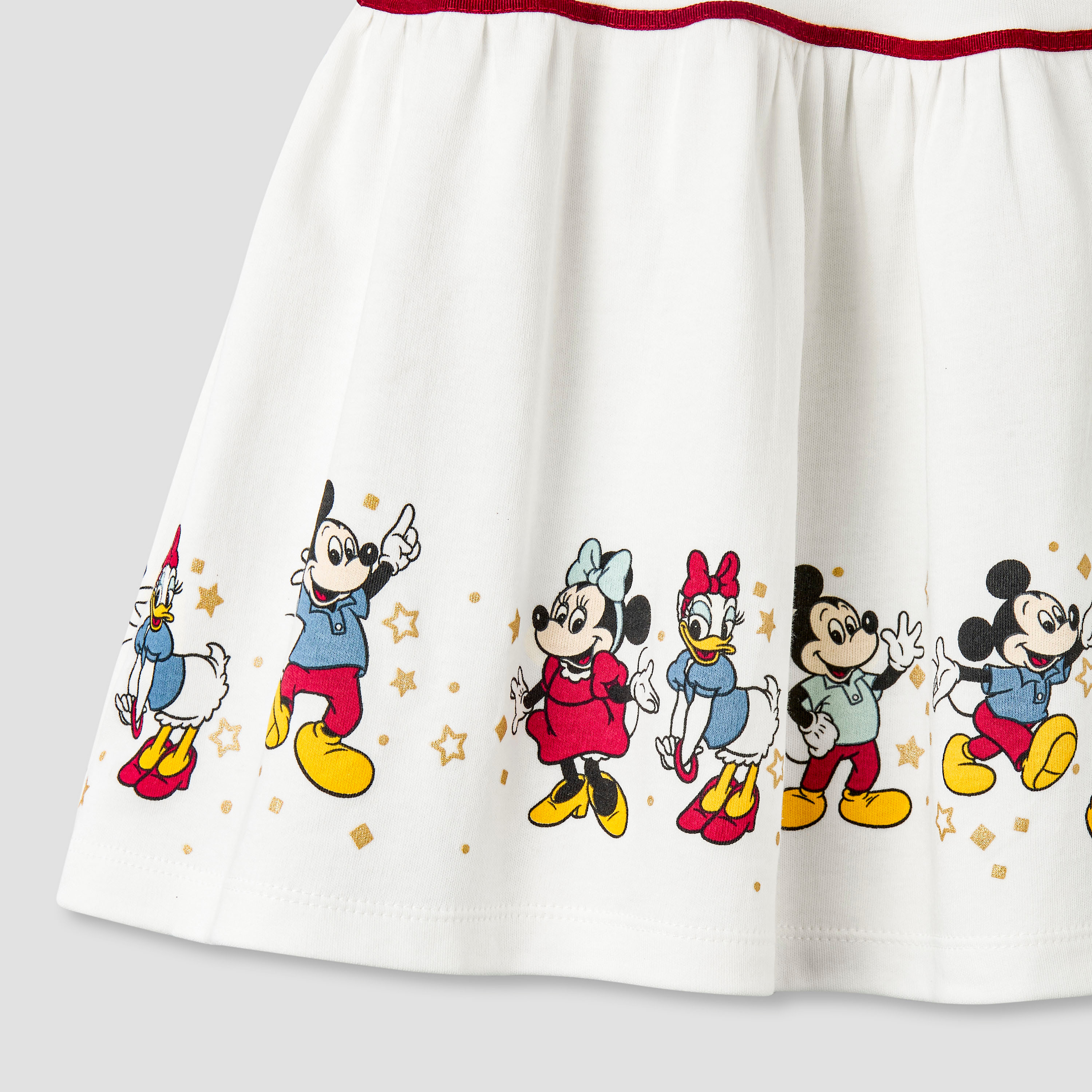 فستان بياقة مستديرة وأكمام قصيرة وربطة شعر من ديزني-baby-girls-clothing-dressesandjumpsuits-image-7