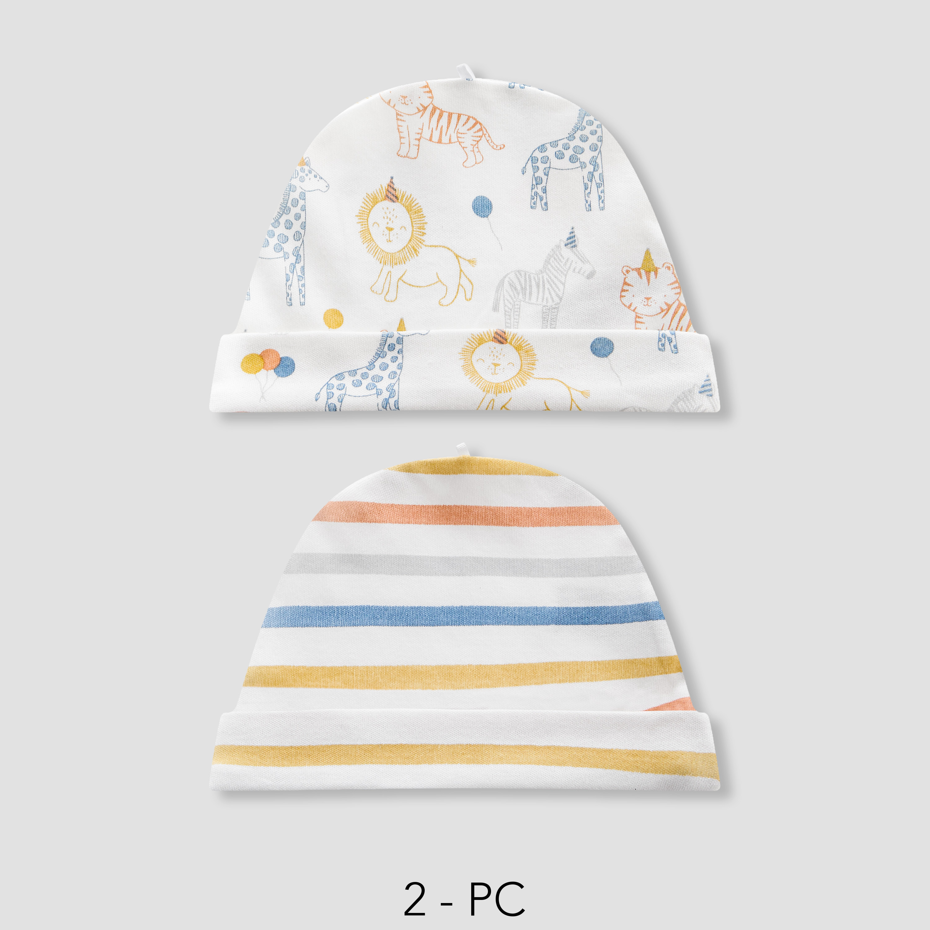 قبعة بطبعات متنوعة قطعتين من جونيورز-baby-boys-accessories-caps-image-1