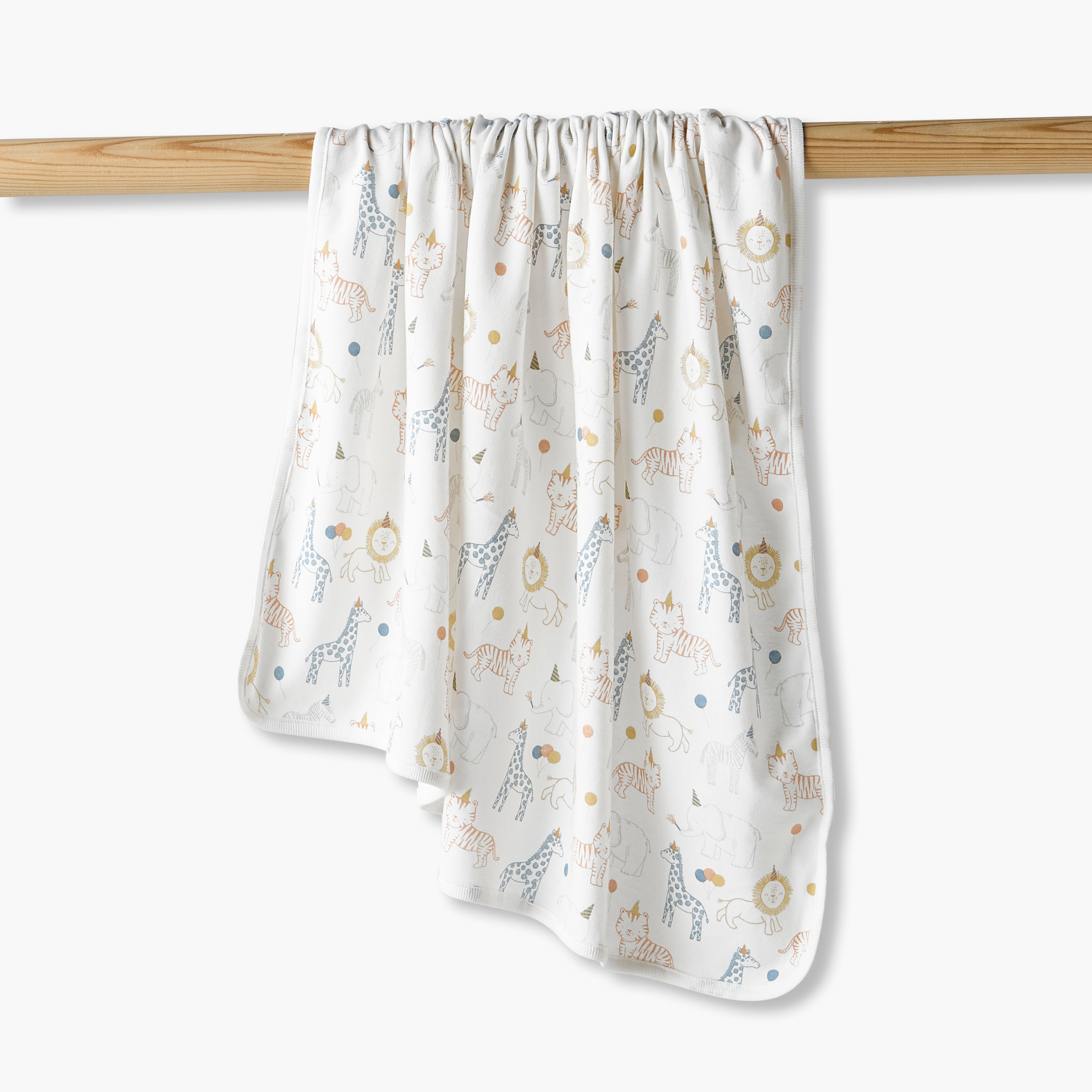 Juniors Receiving Blanket with Safari Print-baby-nursery-blanketsandswaddles-receivingblankets-image-1