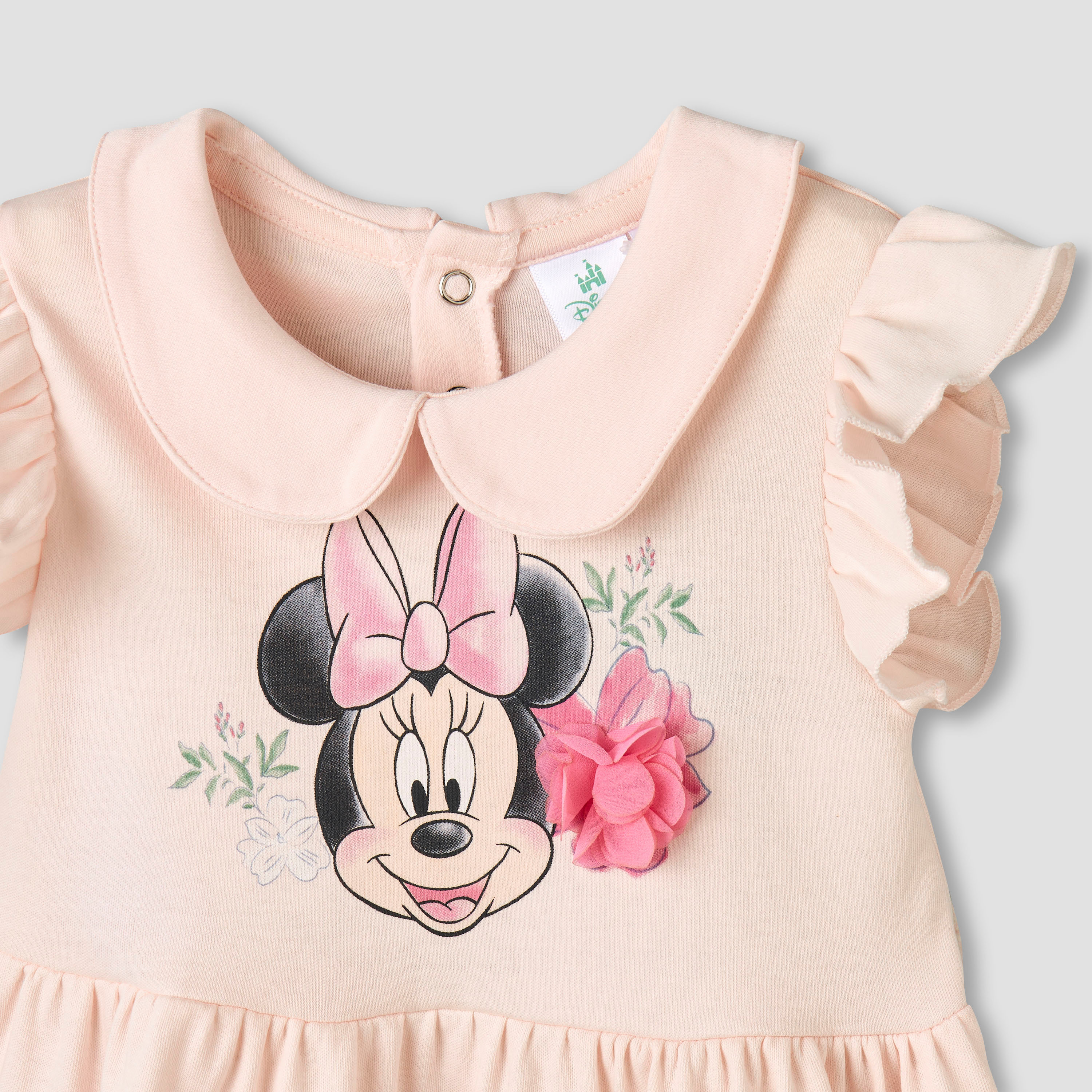 Disney Peter Pan Collar Sleeveless A-line Dress with Minnie Mouse Print-baby-girls-clothing-dressesandjumpsuits-image-4