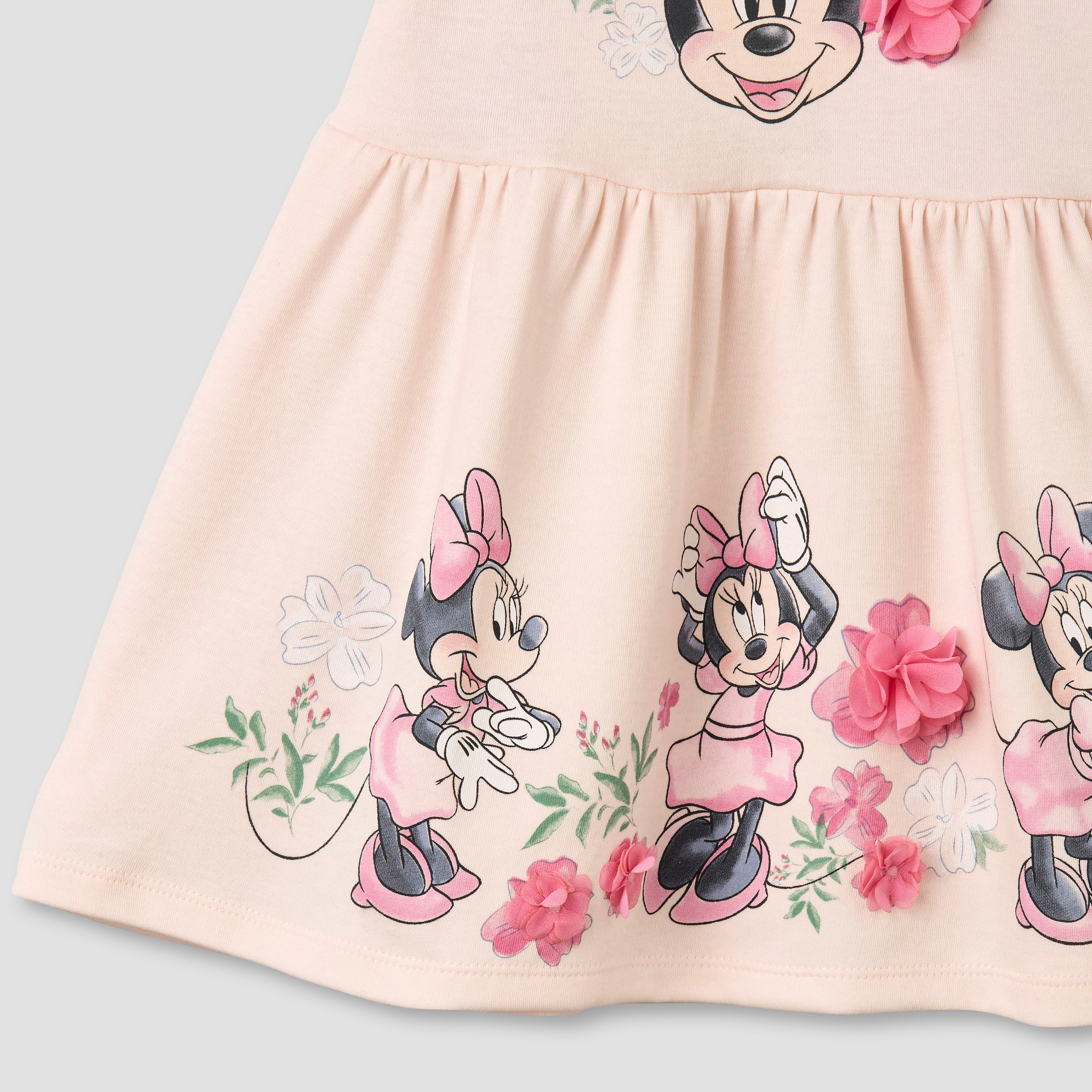 Disney Peter Pan Collar Sleeveless A-line Dress with Minnie Mouse Print-baby-girls-clothing-dressesandjumpsuits-image-5