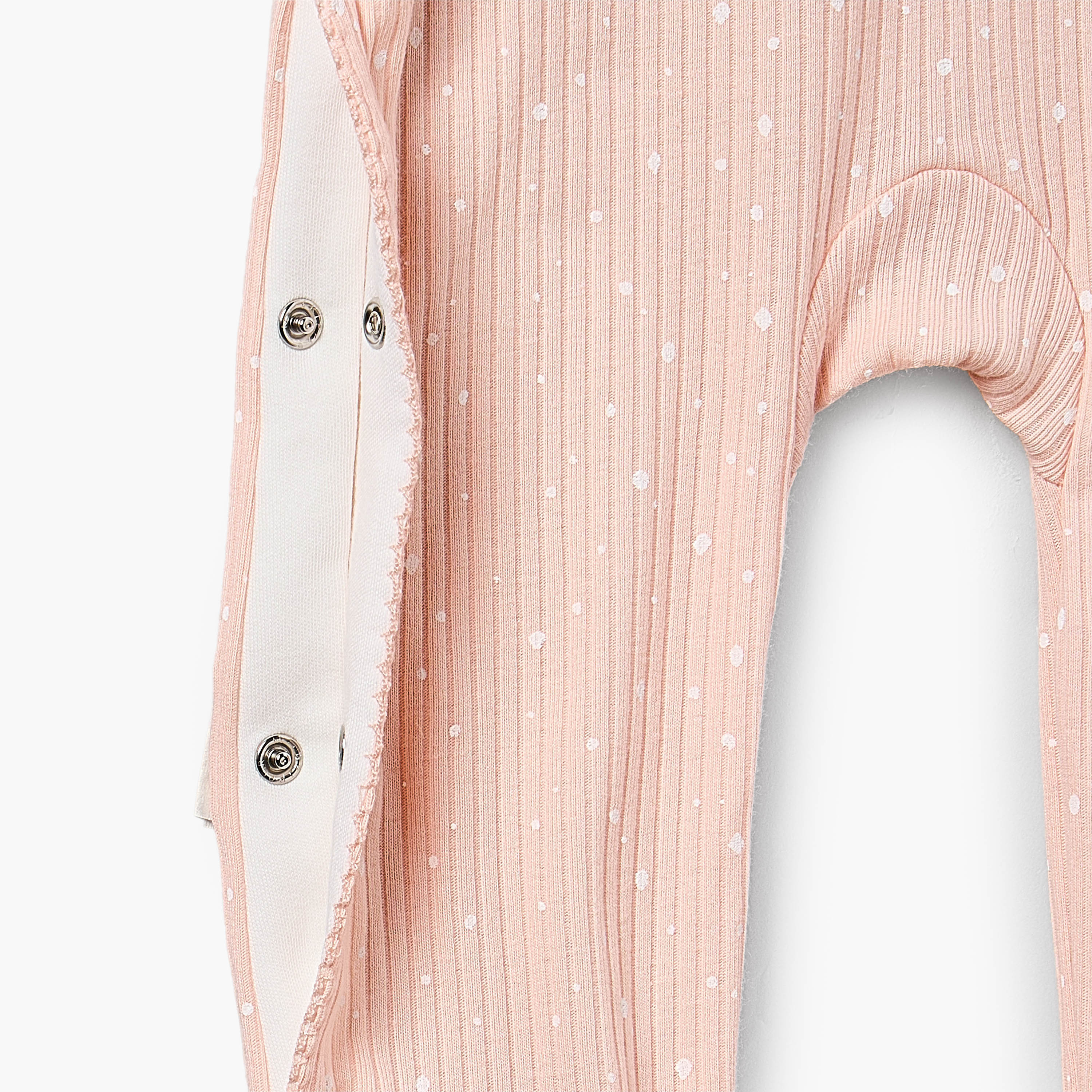 بدلة نوم قطن بتطريز زرافة وياقة مستديرة وأكمام طويلة من جونيورز-baby-girls-clothing-nightwear-sleepsuits-image-4