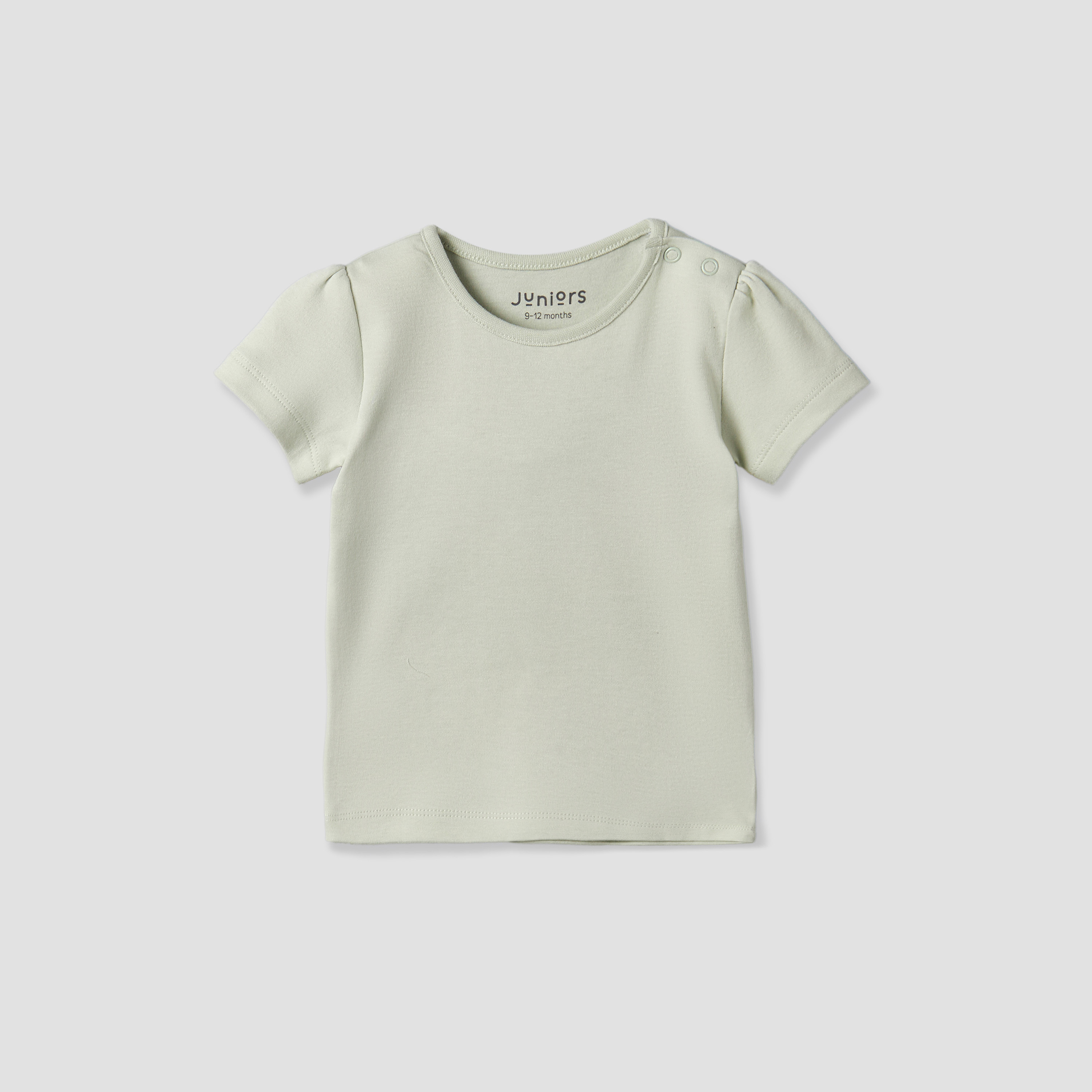 Juniors Round Neck Short Sleeves T-shirt and Dungaree Set with Safari Print-baby-girls-clothing-setsandcoords-image-3