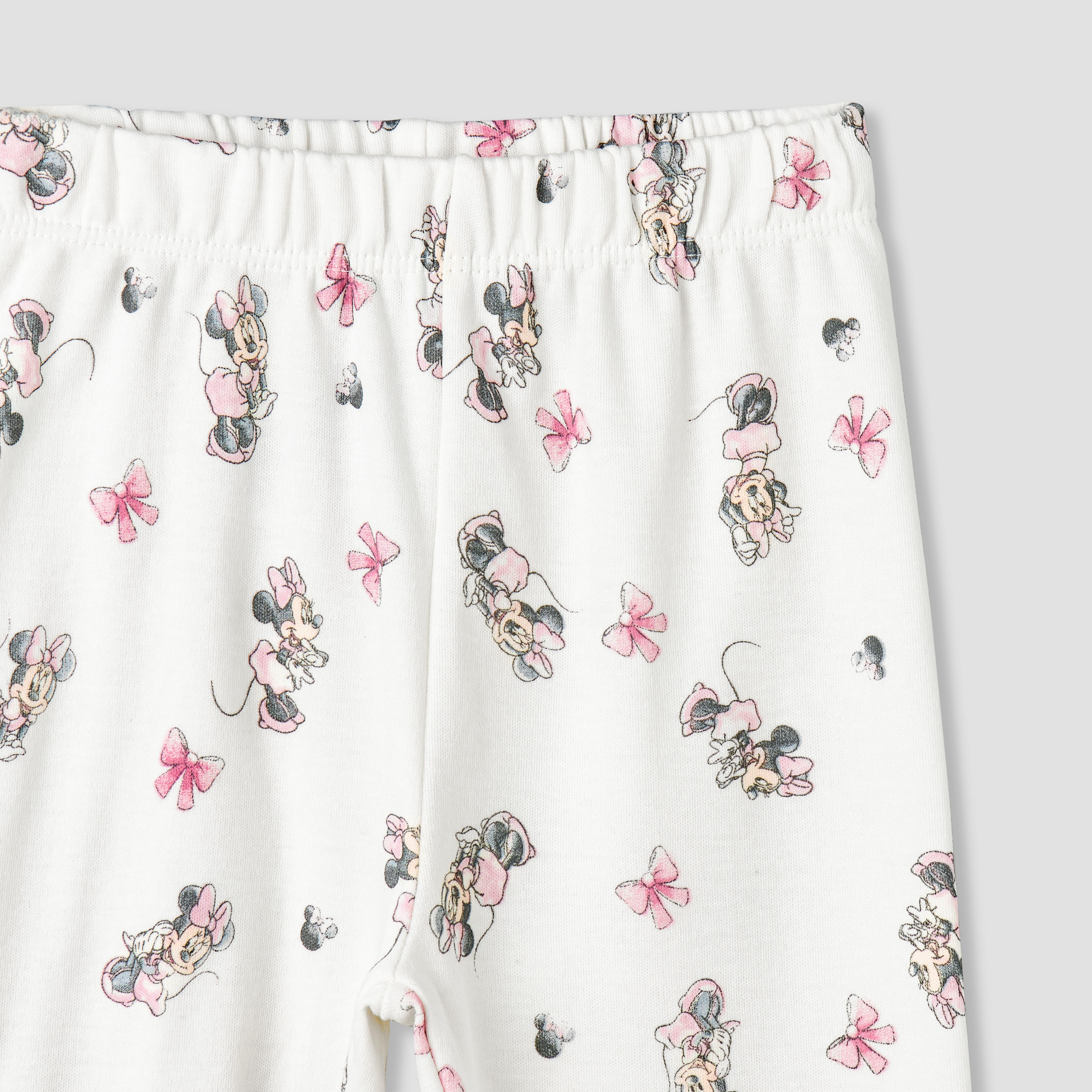 Disney Cotton Collared Long Sleeves Pyjama Set with Minnie Mouse Print-baby-girls-clothing-nightwear-pyjamasets-image-7