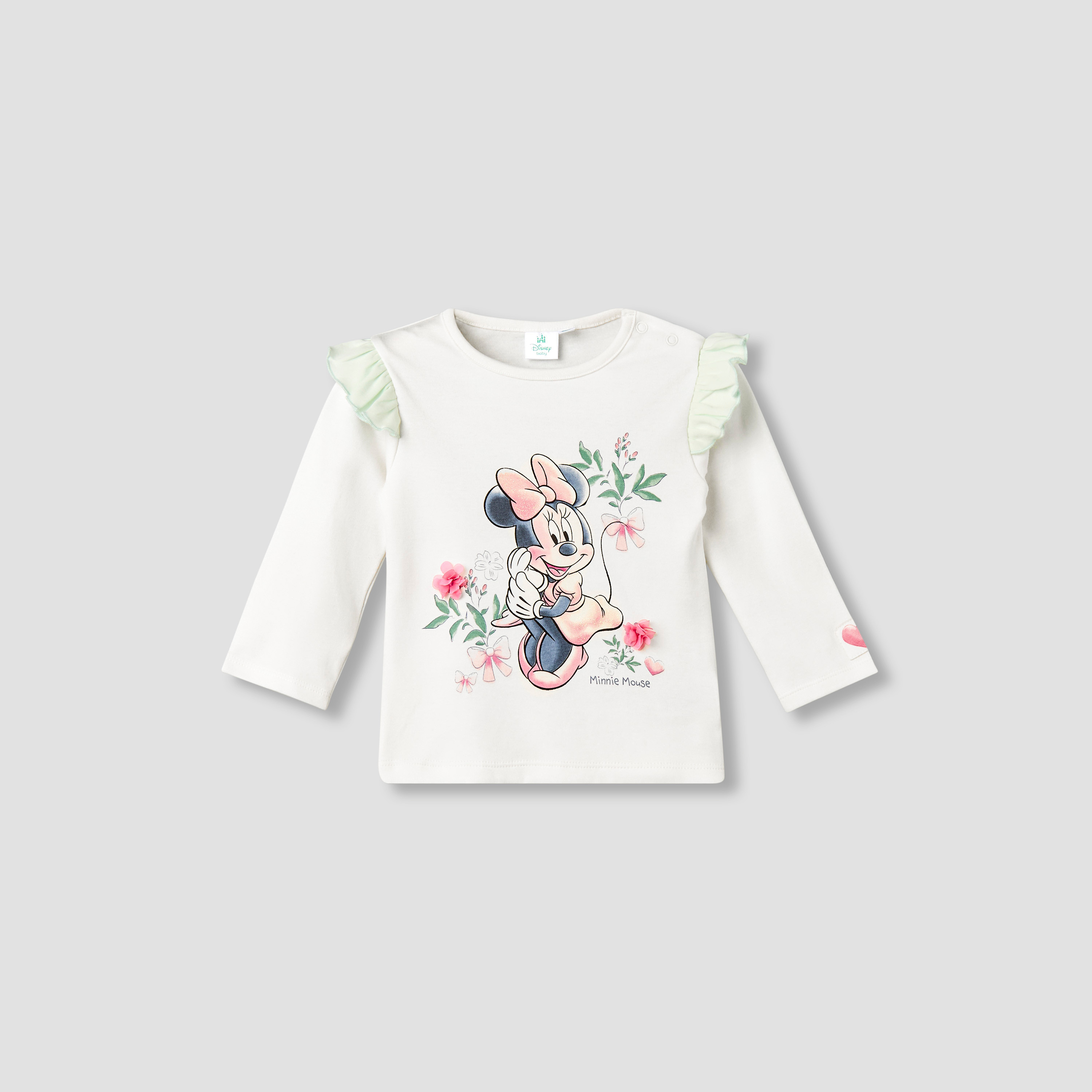 طقم بيجاما قطن برقبة مستديرة وأكمام طويلة وطبعات من ديزني-baby-girls-clothing-nightwear-pyjamasets-image-3